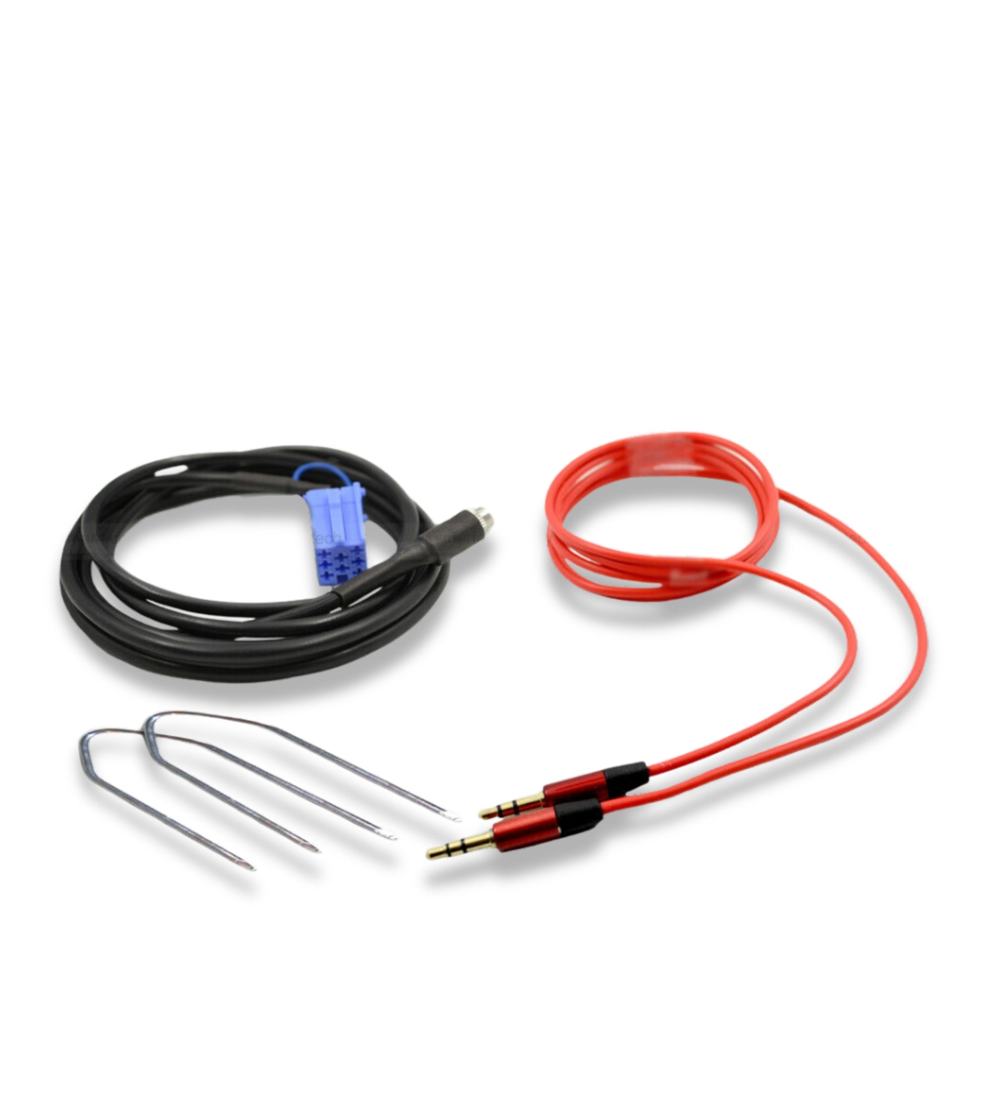 Cavo Aux Adattatore Per Autoradio Delphi Bosch Auto Fiat 500 Punto Panda Lancia Y Alfa Romeo Con Jack Femmina E Ponticello + Kit Estrazione + Cavo Audio Rivestito In Gomma Smartphone