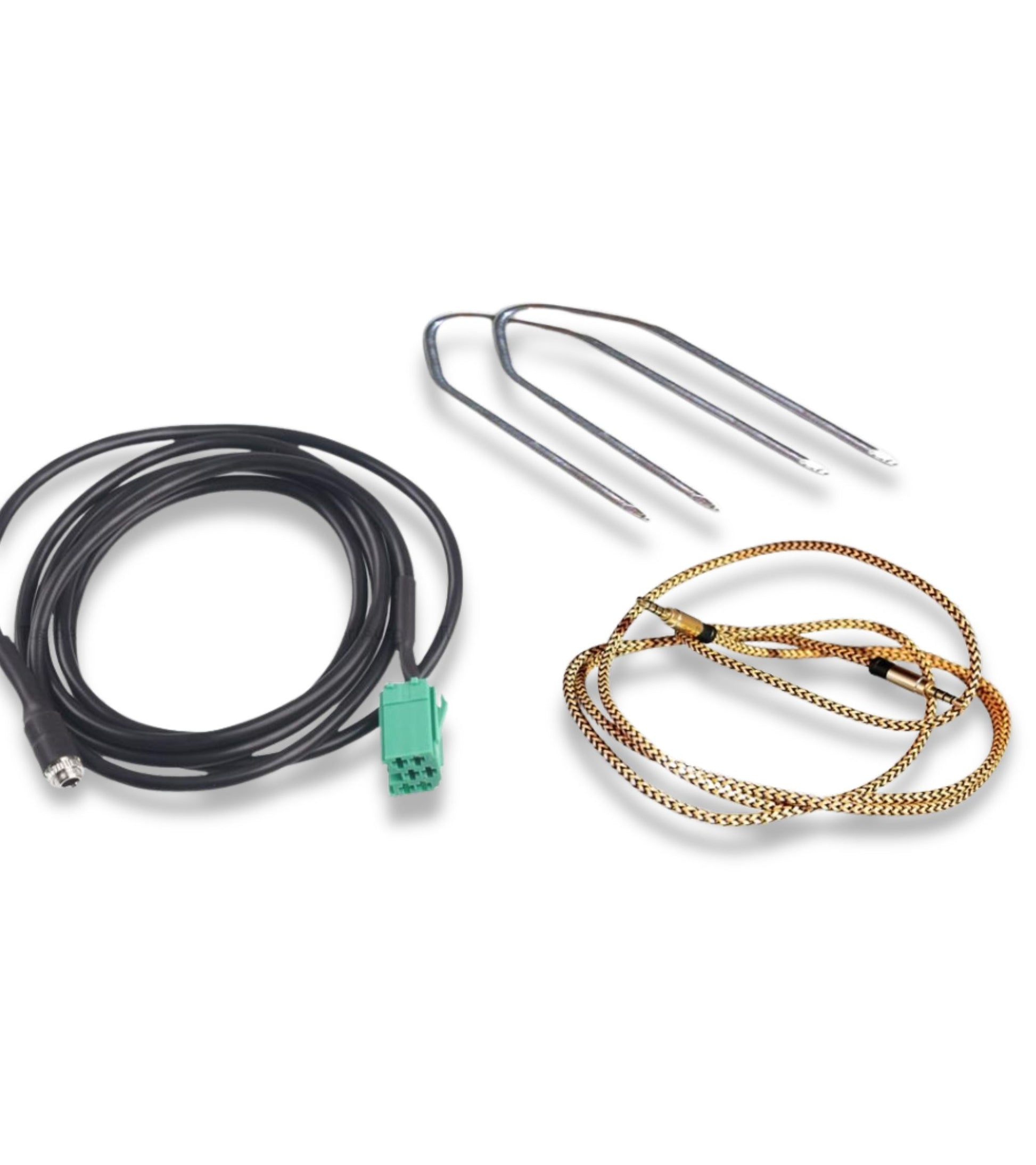 Universal Aux Cable Female Jack For Renault Clio Megane Modus Scenic Twingo Car Radio Update List + Extraction Kit + Besync Cable Nylon Gold