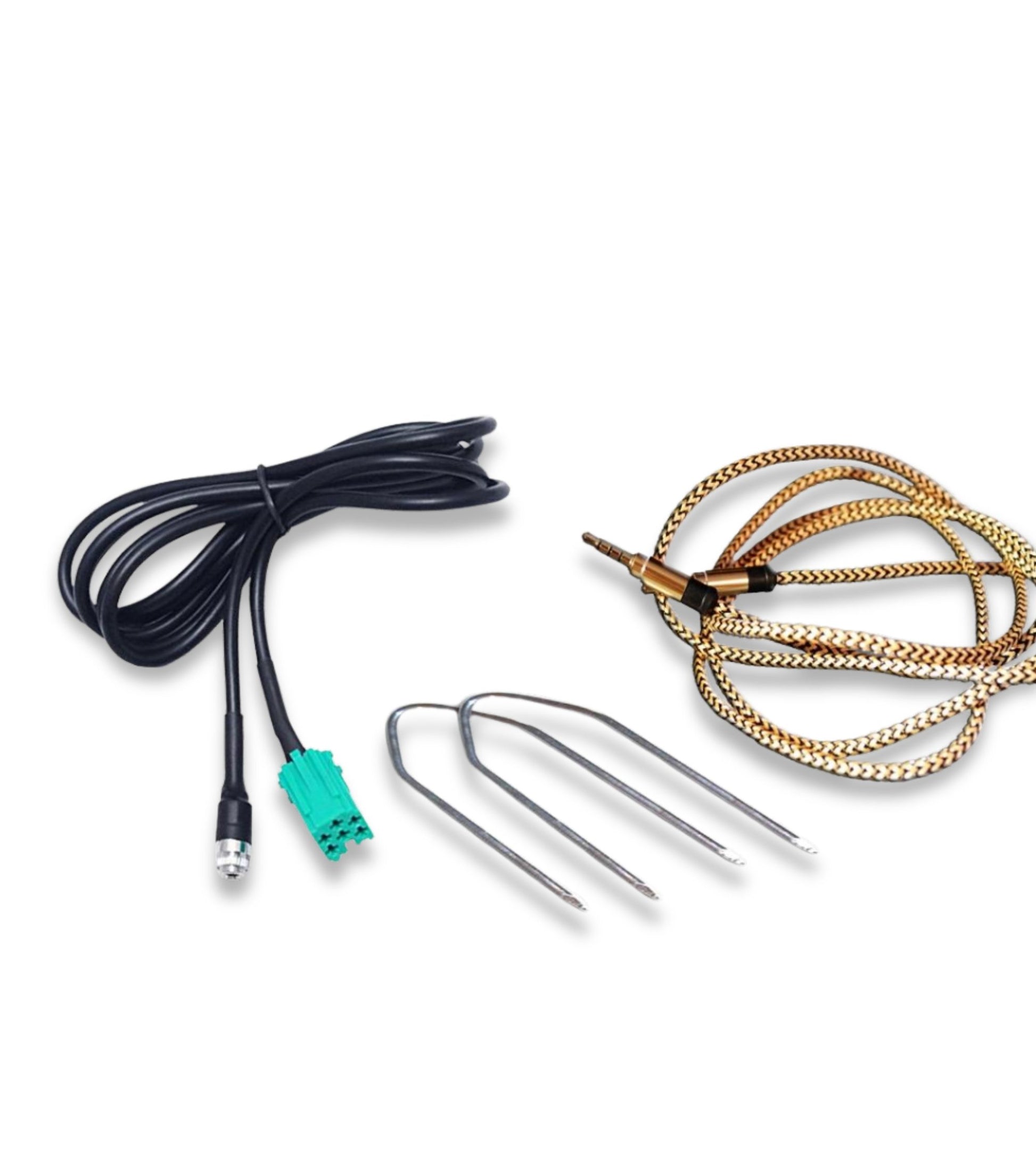 Universal Aux Cable Female Jack For Renault Clio Megane Modus Scenic Twingo Car Radio Update List + Extraction Kit + Besync Cable Nylon Gold