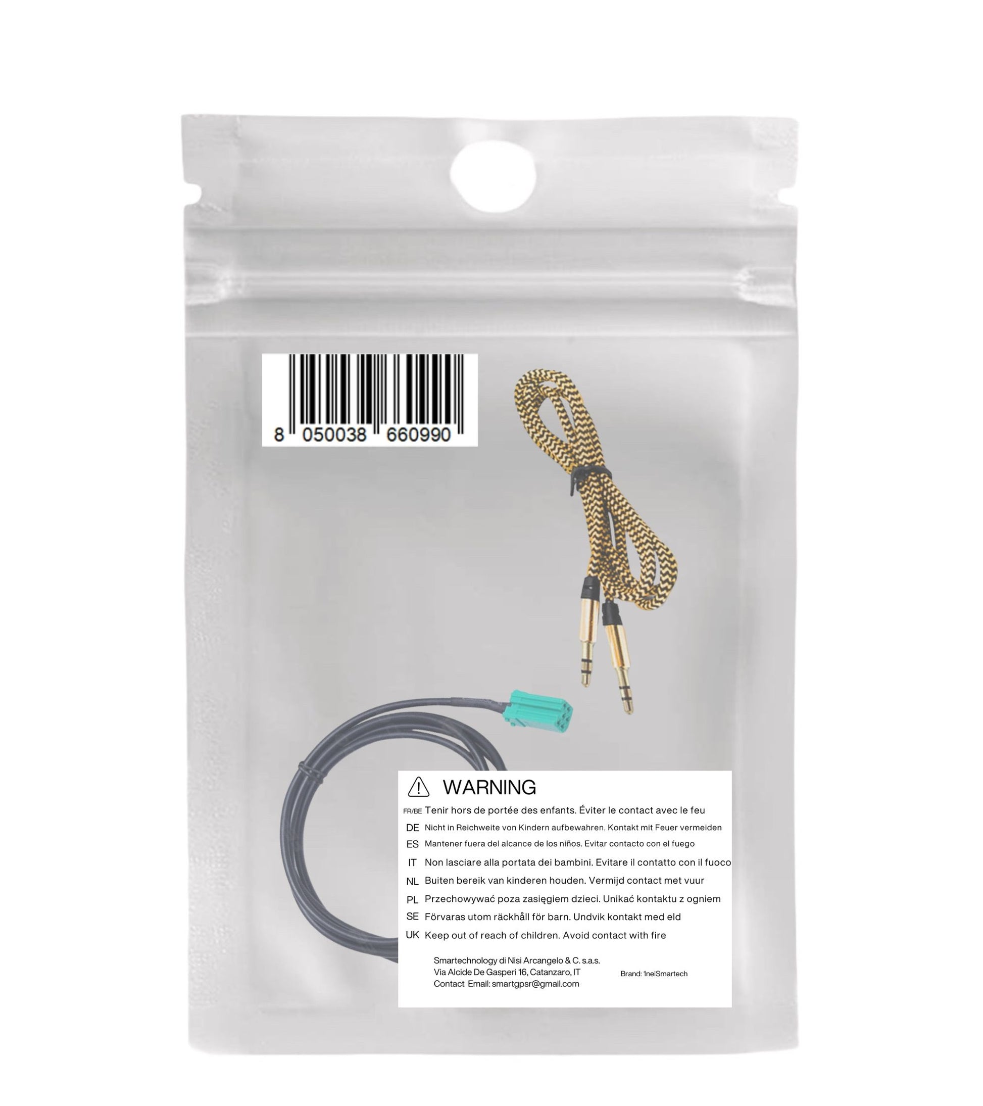 Aux Cable For Renault Clio Megane Modus Scenic Twingo Car Radio Update List + Besync Audio Cable Coated Nylon Gold