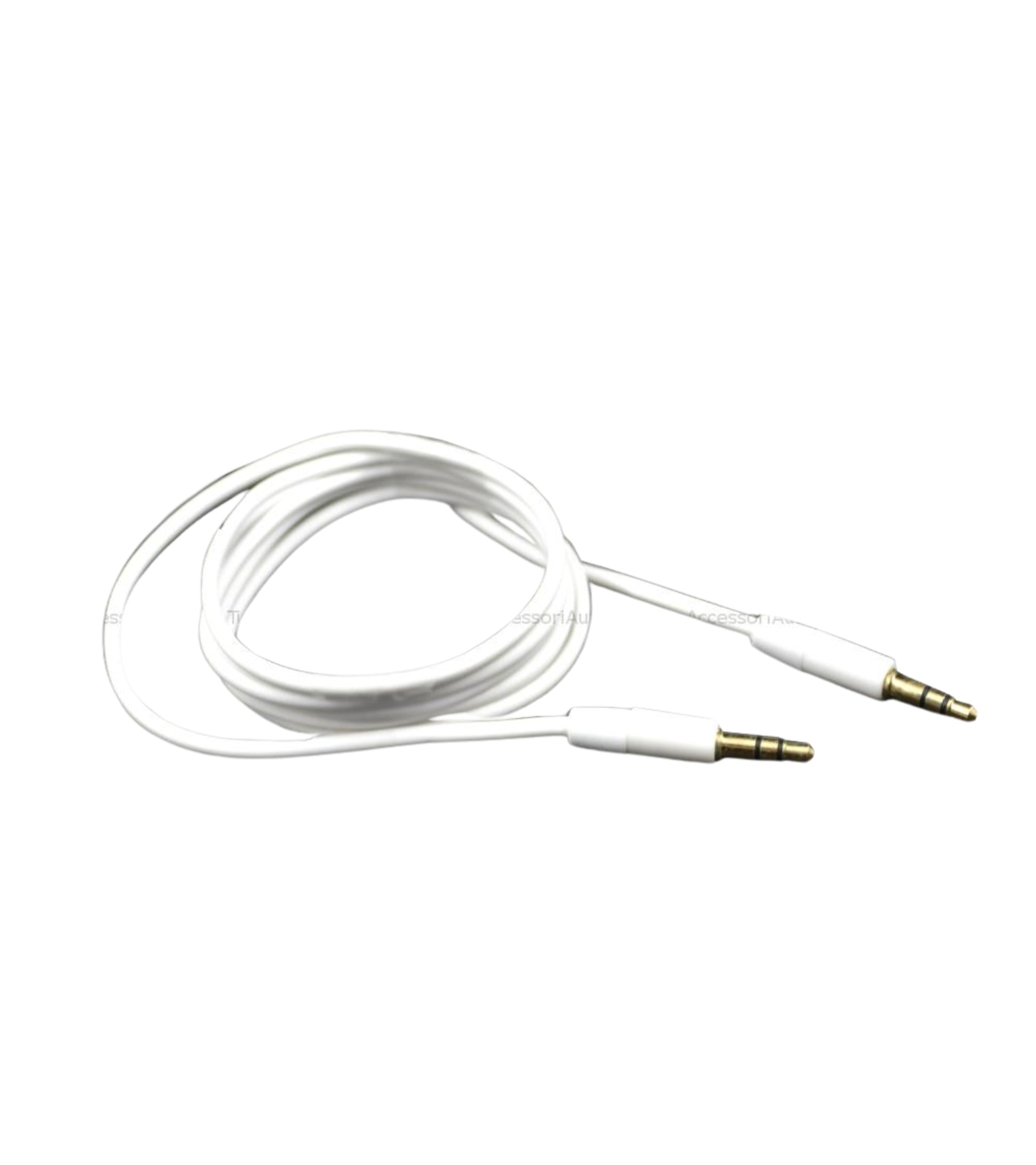 Kit Aux Jack Female Cable Fiat Bravo + Audio Cable Coated in Rubber Gold-Plated Connectors Aluminum (White) For Fiat Bravo Production Since 2007 Radio Visteon Jack Mp3 Smartphone Iphone