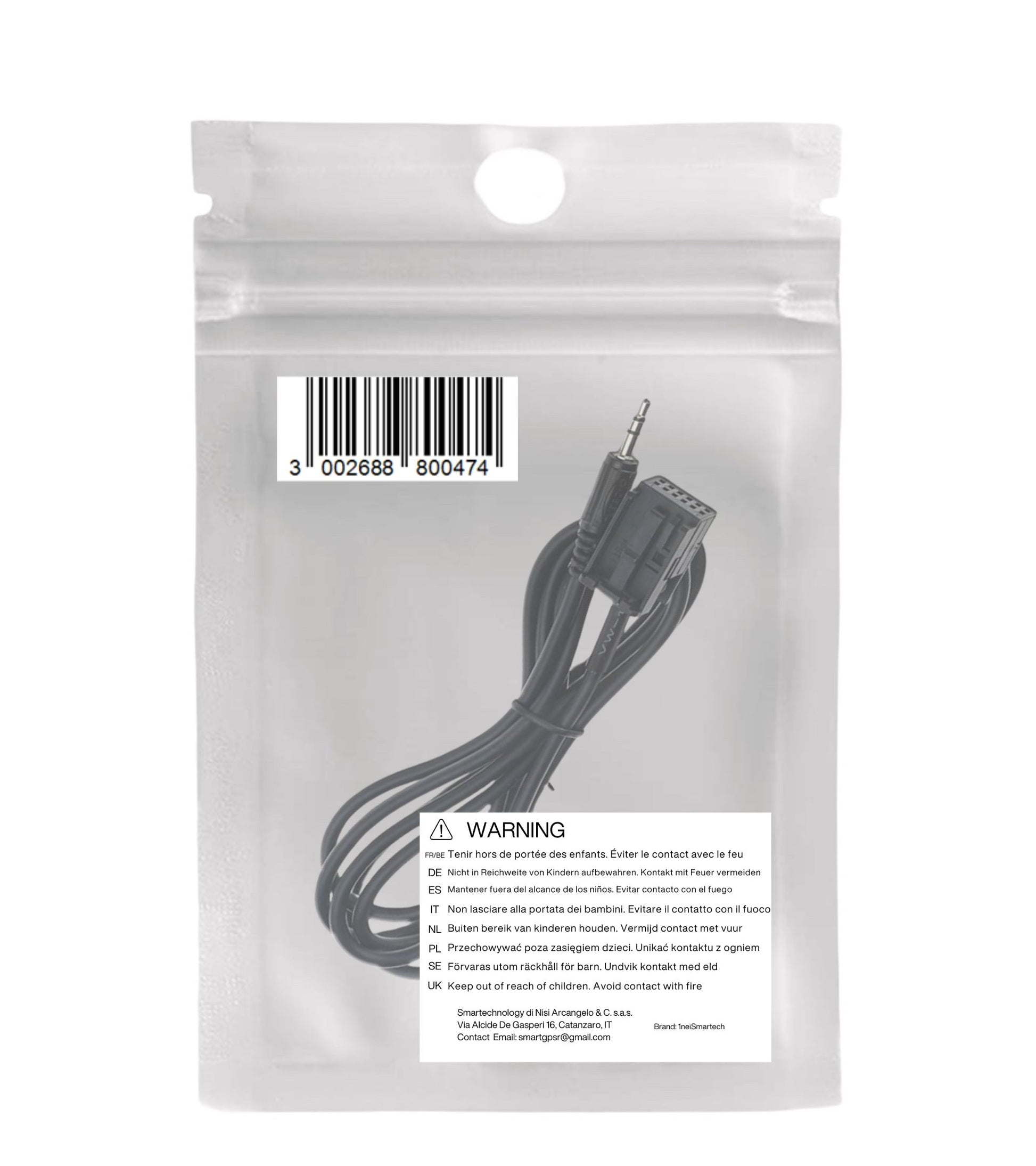 AUX AUDIO CABLE IN JACK 3 5MM FOR OPEL ASTRA TIGRA MERIVA CORSA ZAFIRA INPUT MP3 SMARTPHONE LENGTH 150CM