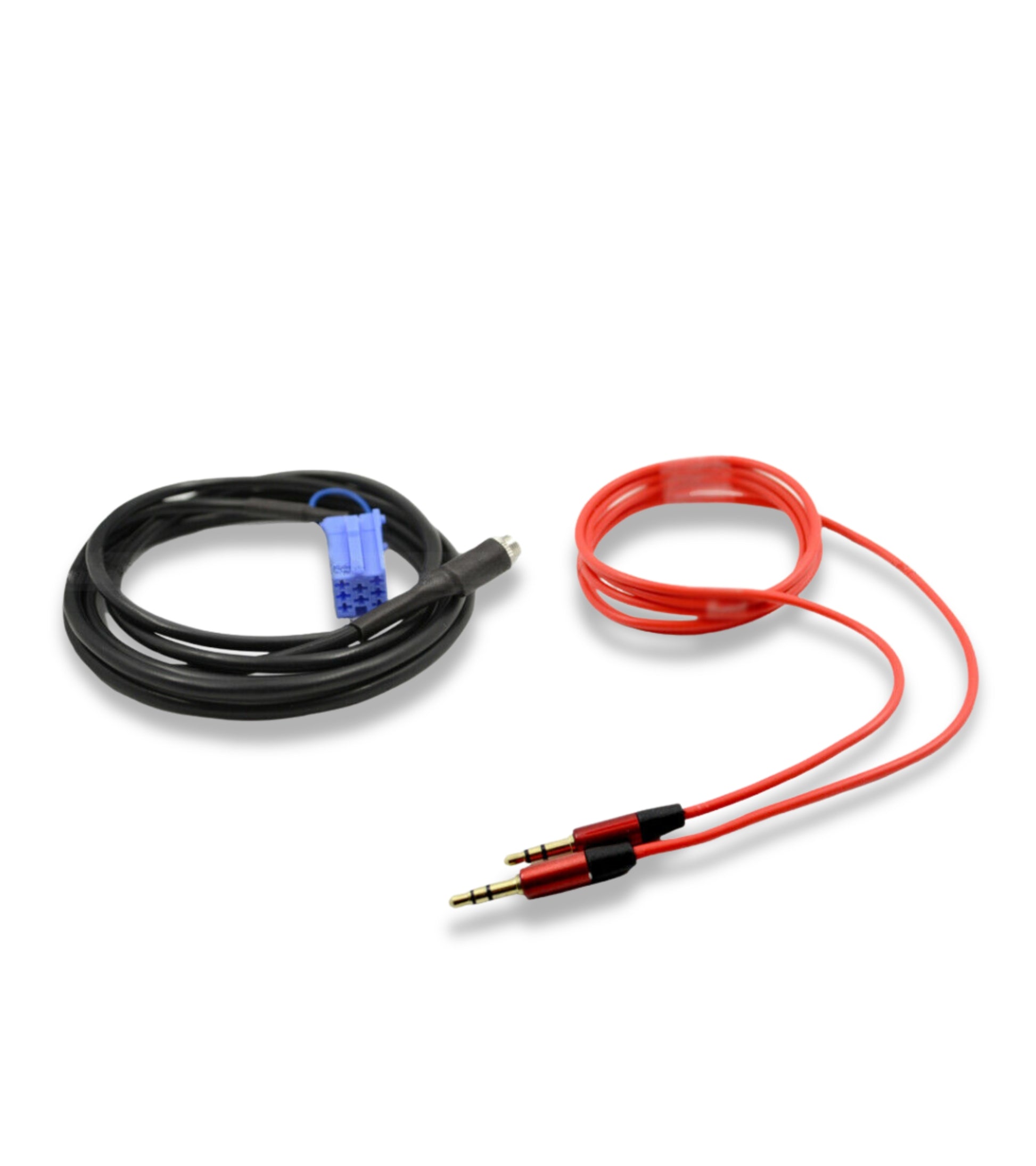 Cavo Aux Adattatore Per Autoradio Delphi Bosch Auto Fiat 500 Grande Punto Evo Panda Lancia Y Alfa 147 Con Jack Femmina E Ponticello + Cavo Audio Rivestito In Gomma Per Mp3 Smartphone