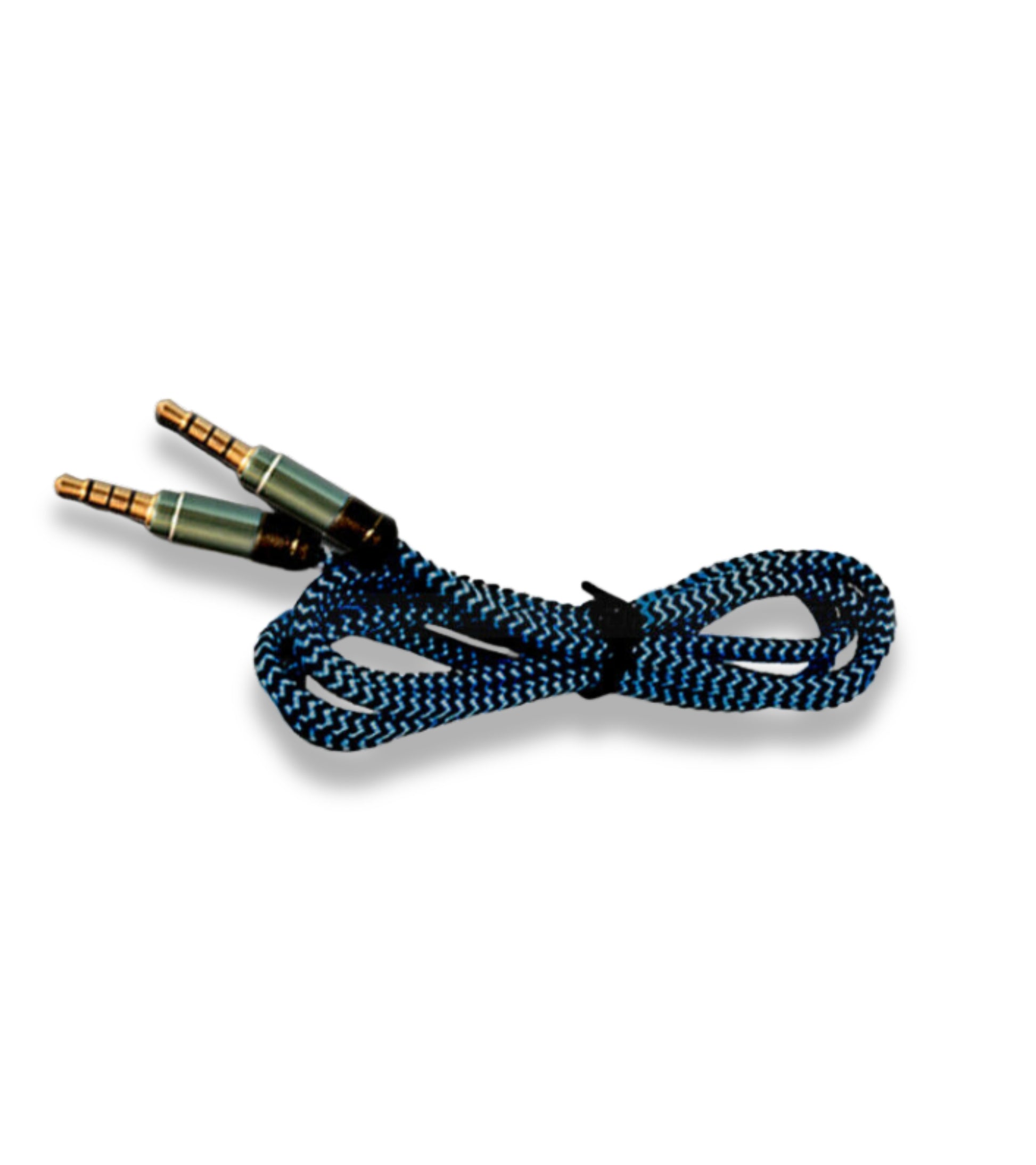 Aux Jack Female Cable Kit For Fiat Bravo + Besync Nylon Cable (Blue) Aux Input Fiat Bravo Production Since 2007 Radio Visteon Jack 3.5Mm 150Cm For Mp3 Smartphone Iphone