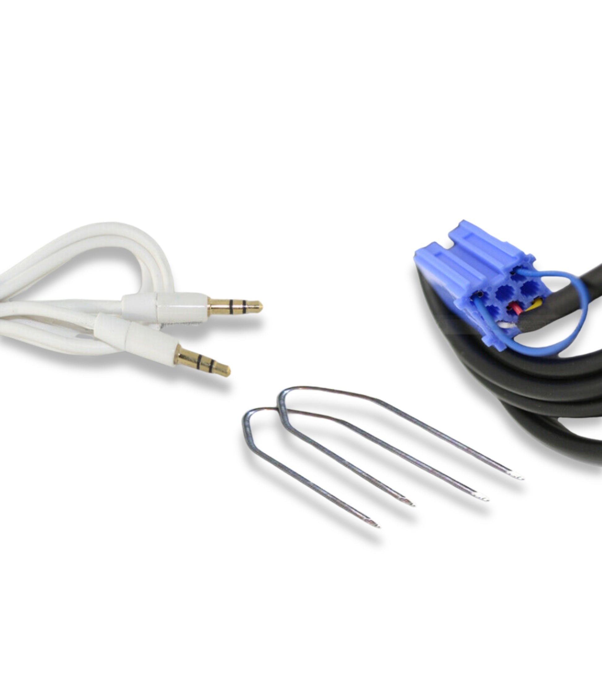 Cavo Aux Adattatore Per Autoradio Delphi Bosch Auto Fiat 500 Punto Panda Lancia Y Alfa Romeo Con Jack Femmina E Ponticello + Kit Estrazione + Cavo Audio Rivestito In Gomma Smartphone