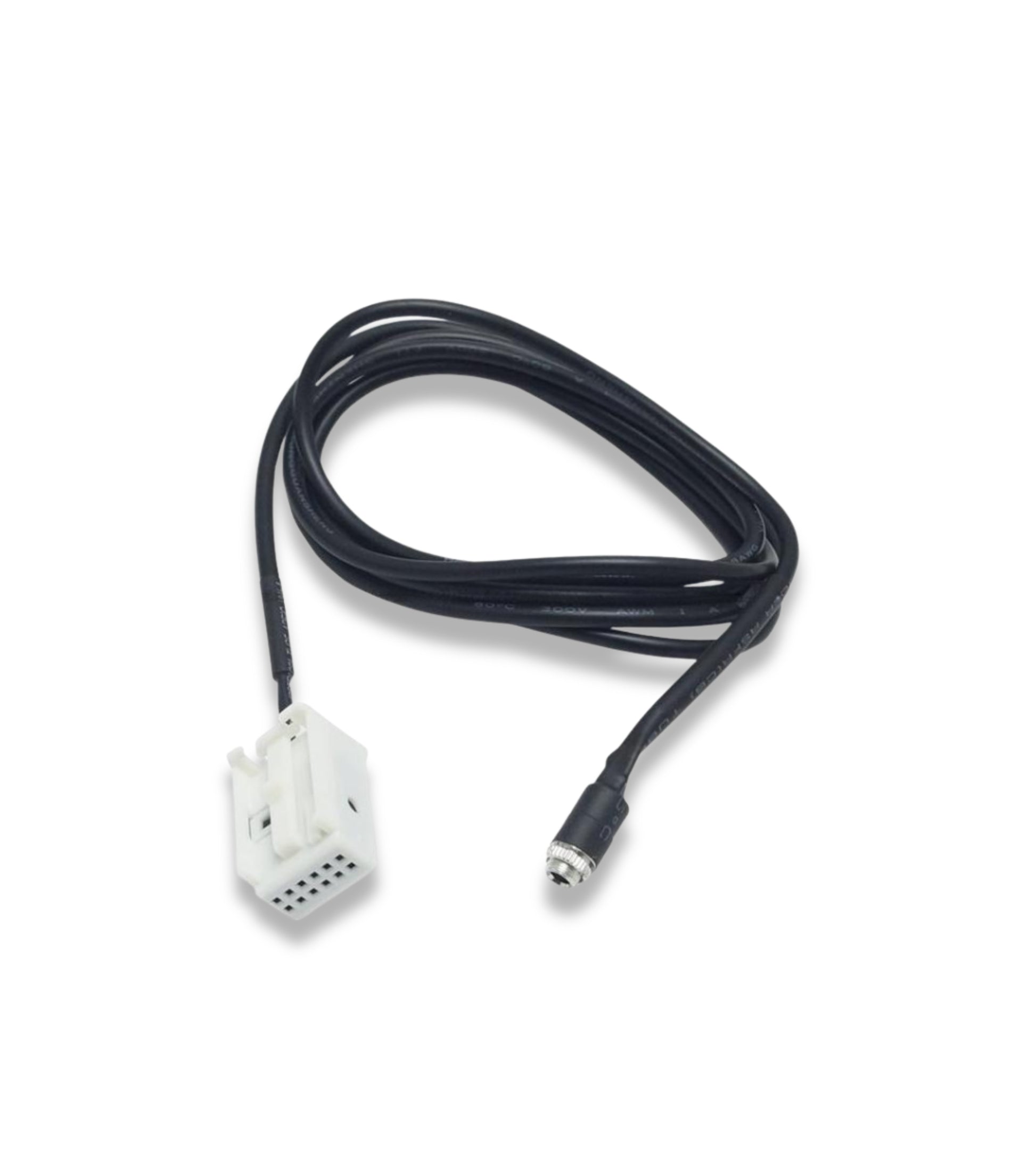 Universal Auxiliary Audio Cable with 3.5mm Female Jack Input Compatible Adapter for Vehicle Stereo Car Radio Length 150cm Shielded for Listening to Music from Mp3 Player from Smartphone