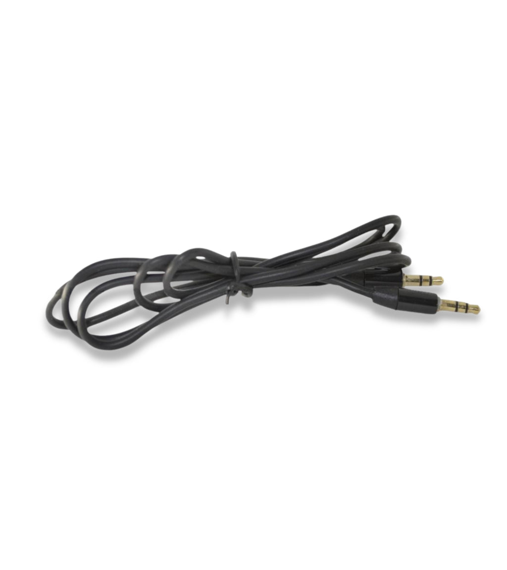 Fiat Bravo Female Jack Aux Cable Kit + Rubber Coated Audio Cable Gold-Plated Aluminum Connectors (Black) For Fiat Bravo Production Since 2007 Radio Visteon Jack 3.5Mm Mp3 Smartphone Iphone 