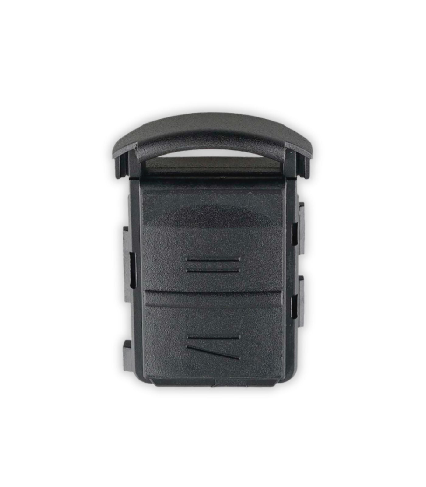 Chiave Scocca Guscio Cover per Telecomando 2 Tasti Ricambio Compatibile con Opel Corsa Meriva Combo Agila Astra alloggio batteria + 2 micropulsanti