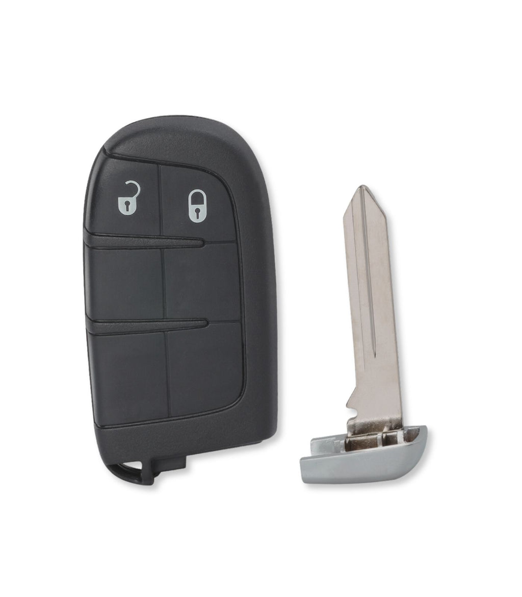 Chiave telecomando Guscio e Lama Telecomando Auto 2 tasti Compatibile con Fiat Freemont e 500X