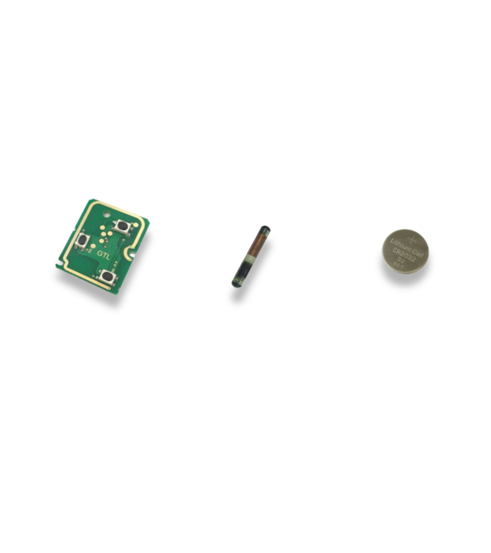 Chiave Guscio Scocca Telecomando 3 Tasti Compatibile con Ford Fiesta Focus Mondeo Ka Transit con Lama Transponder +4D60 Chip 433Mhz E Batteria Cr2032