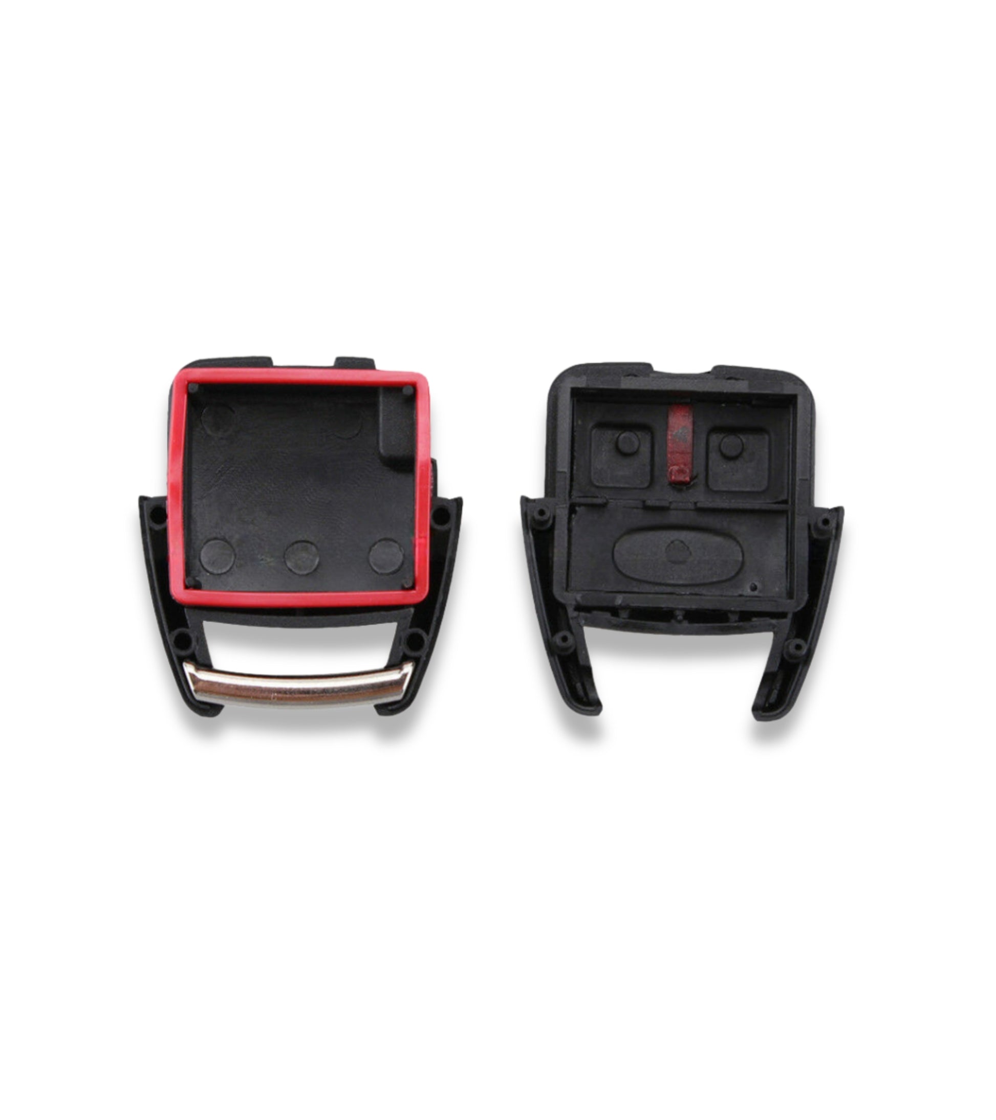 Chiave Cover Guscio Scocca, Compatibile Per Telecomando 3 Tasti Auto Opel Astra G, Zafira A, Vectra C, Omega B (Confezione Guscio + Copri-Pulsanti)