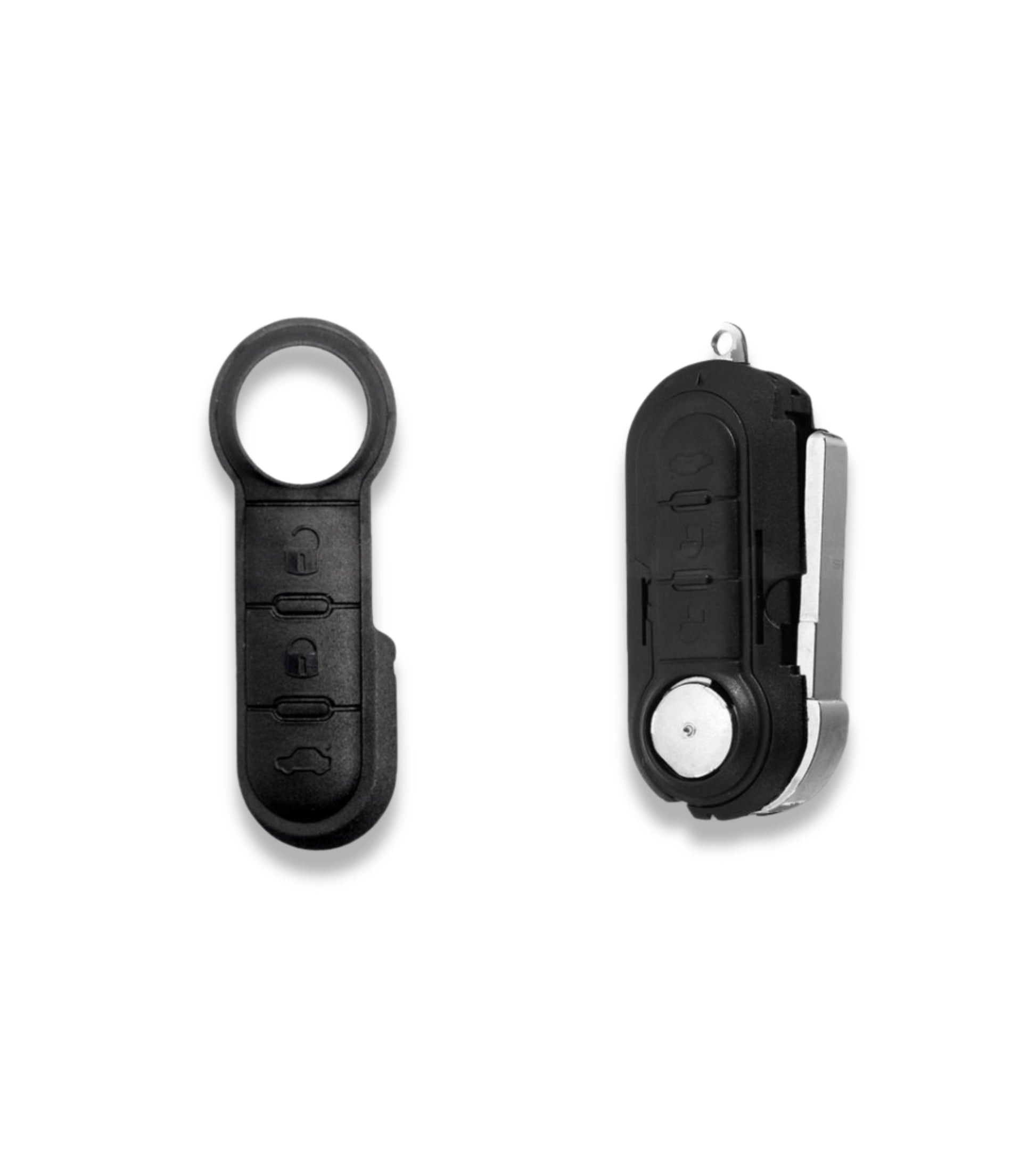 Pad in Gomma per Chiave Telecomando 3 Tasti Compatibile per Fiat 500 600 Punto Evo Bravo Lancia Y Musa