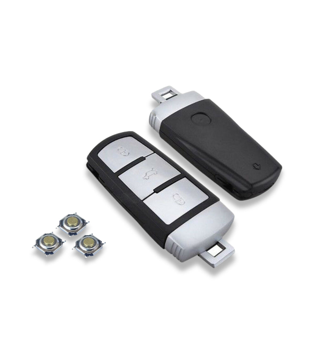 Guscio Scocca Cover per Chiave Telecomando 3 Tasti Compatibile con Volkswagen Passat Touran Bora Micro Pulsanti