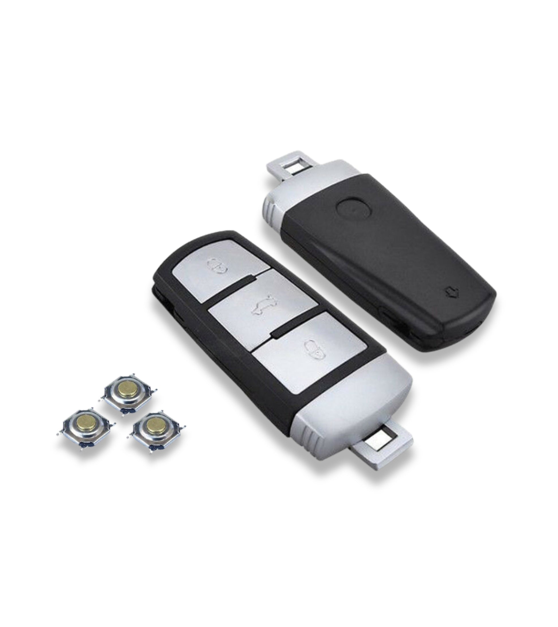 Guscio Scocca Cover per Chiave Telecomando 3 Tasti Compatibile con Volkswagen Passat Touran Bora Micro Pulsanti