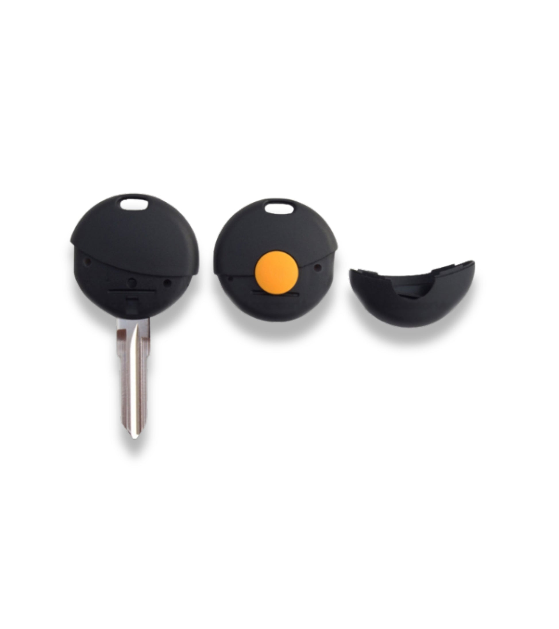 Guscio Chiave Cover Scocca Telecomando 1 Tasto Compatibile Per Smart Fortwo 450 City Coupe' Roadster Crossblade