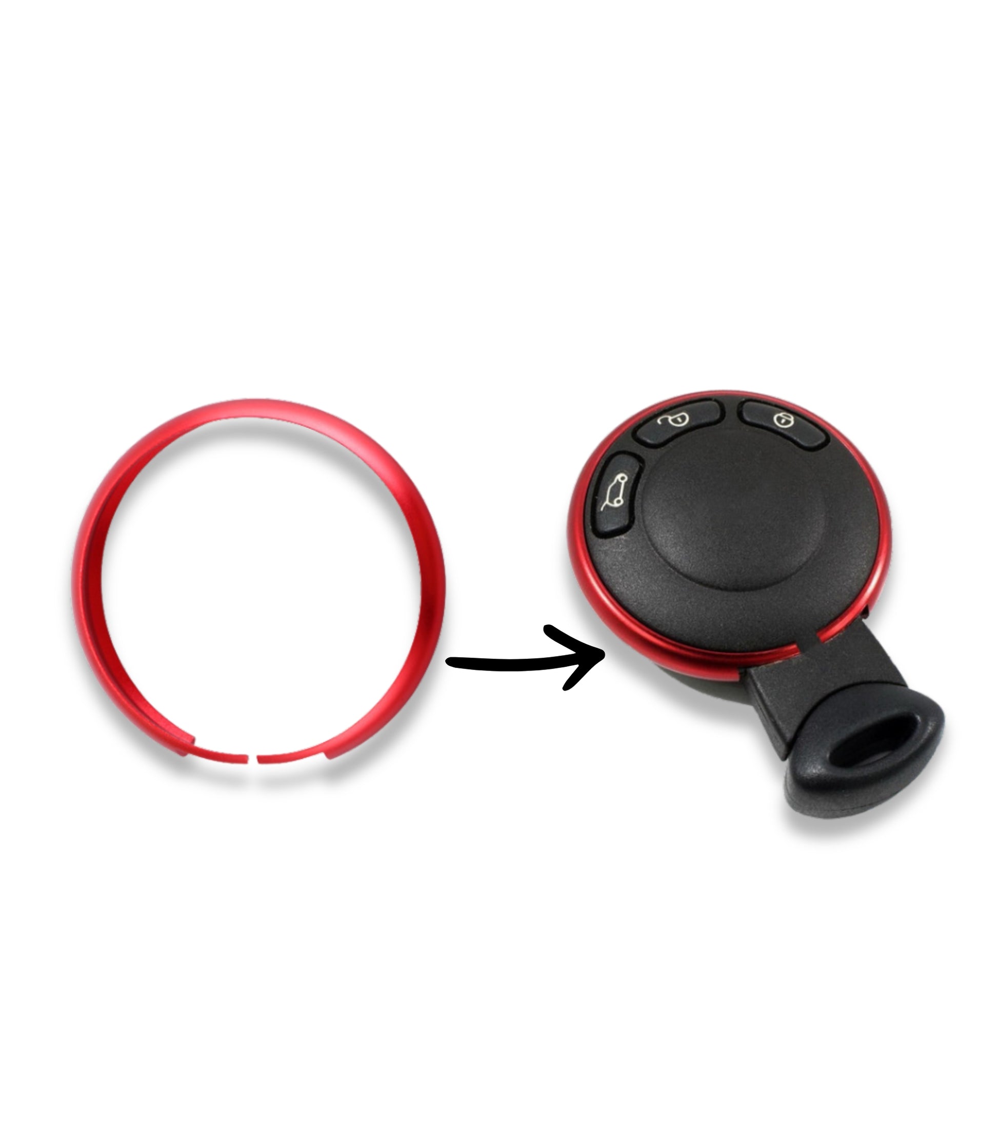 Anello Decorativo per Guscio Scocca Telecomando Chiave Compatibile con Mini Cooper One D S Countryman