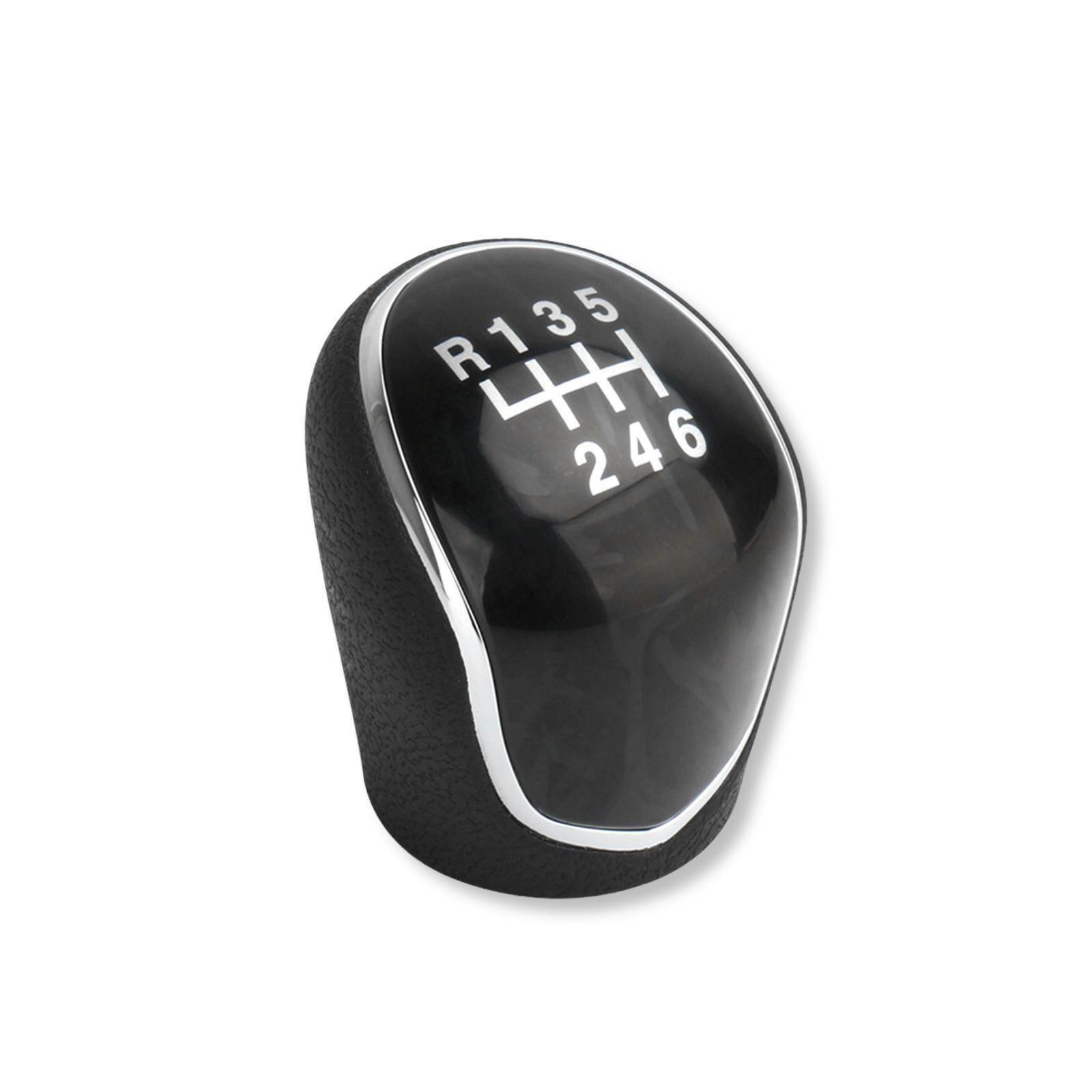 CHROME 6-SPEED MANUAL GEAR KNOB WITH REVERSE COMPATIBLE WITH FORD