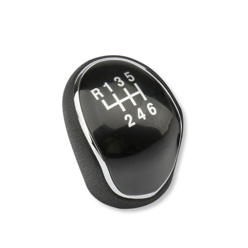 CHROME 6-SPEED MANUAL GEAR KNOB WITH REVERSE COMPATIBLE WITH FORD