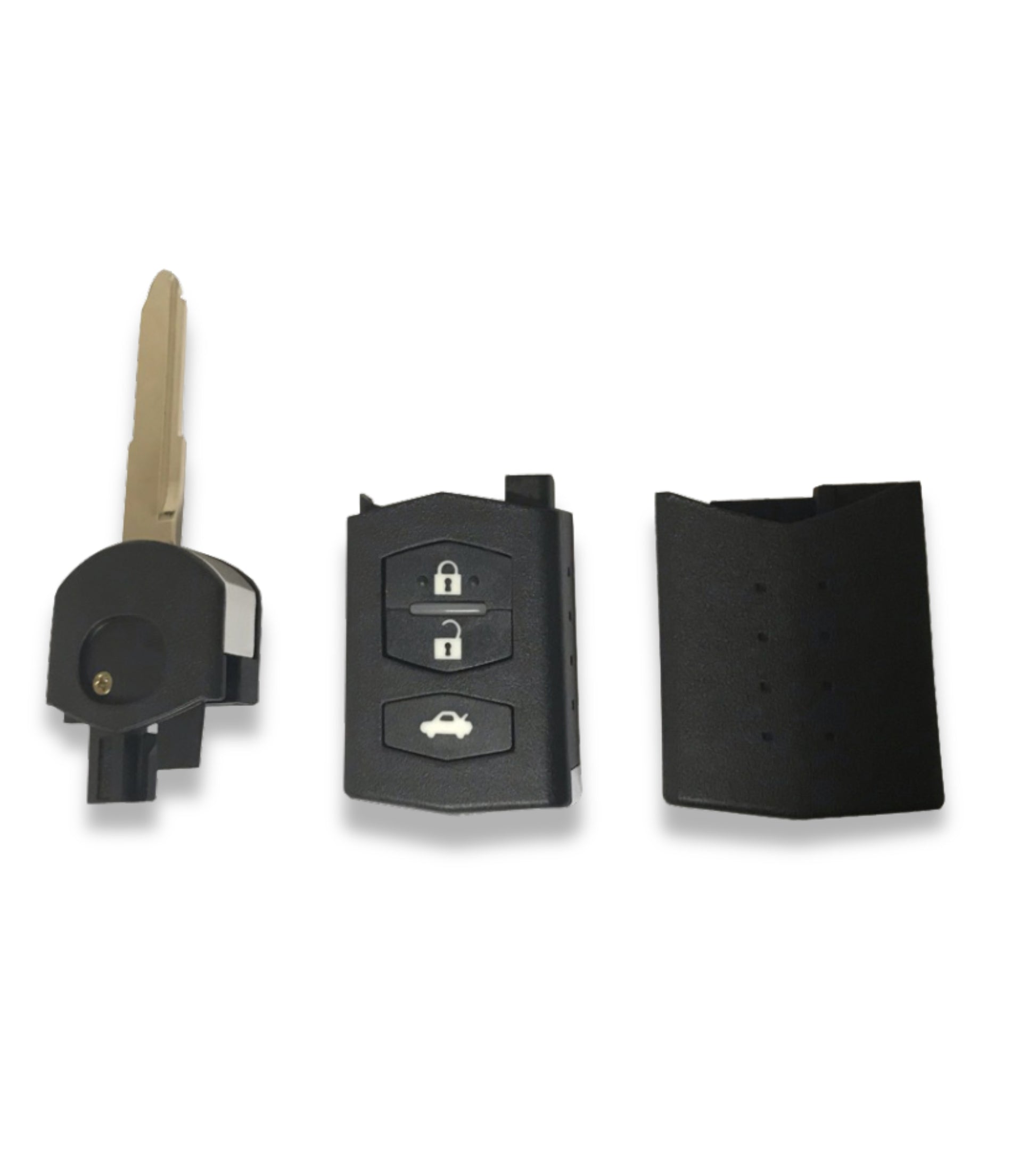 Chiave Guscio Scocca e Lama Telecomando 3 Tasti Compatibile per Mazda 3 5 6 Mx5 Rx8 Cx-5 Cx-7 Cx-9
