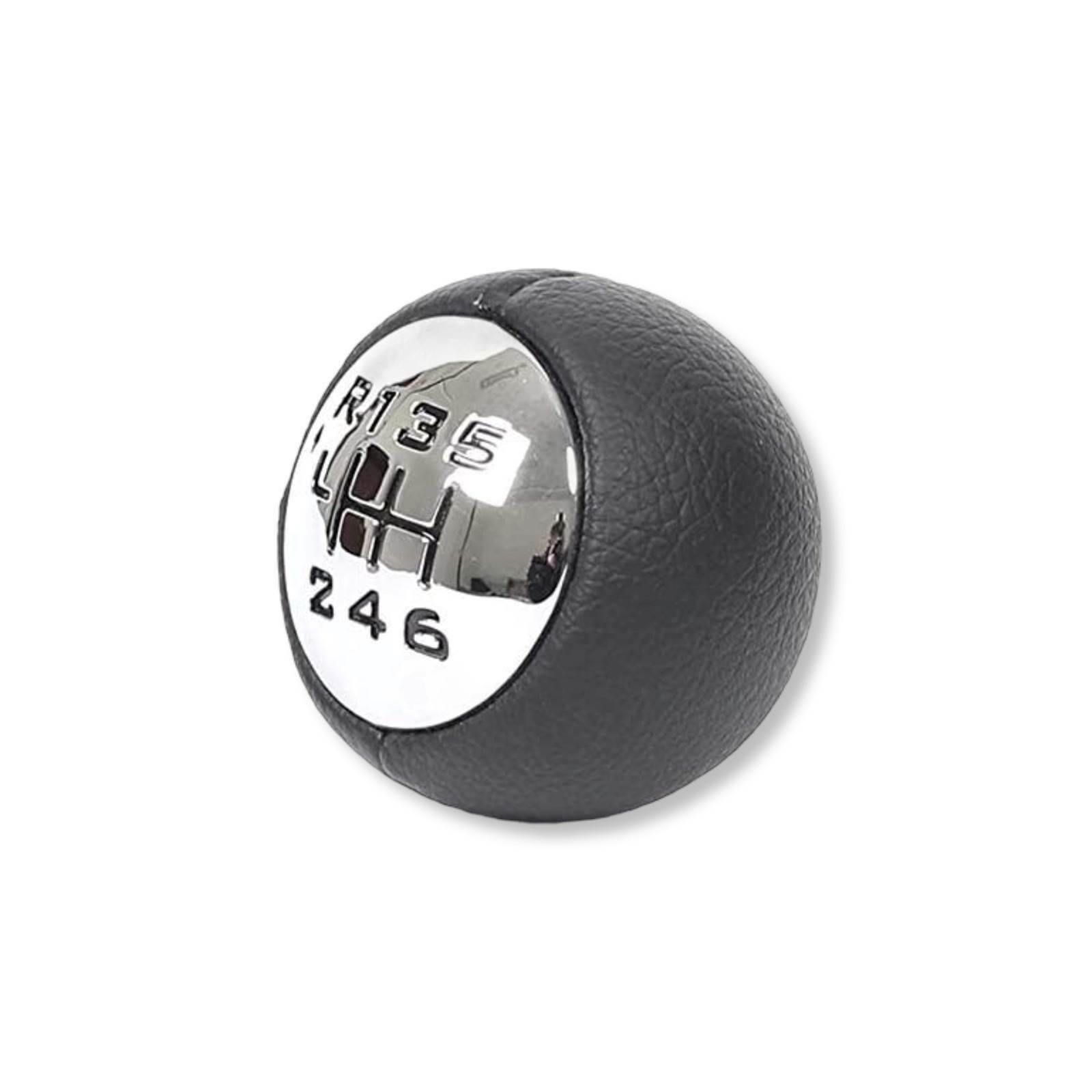 6-SPEED GEAR KNOB COMPATIBLE WITH PEUGEOT AND CITROEN WITH CHROME PLATE