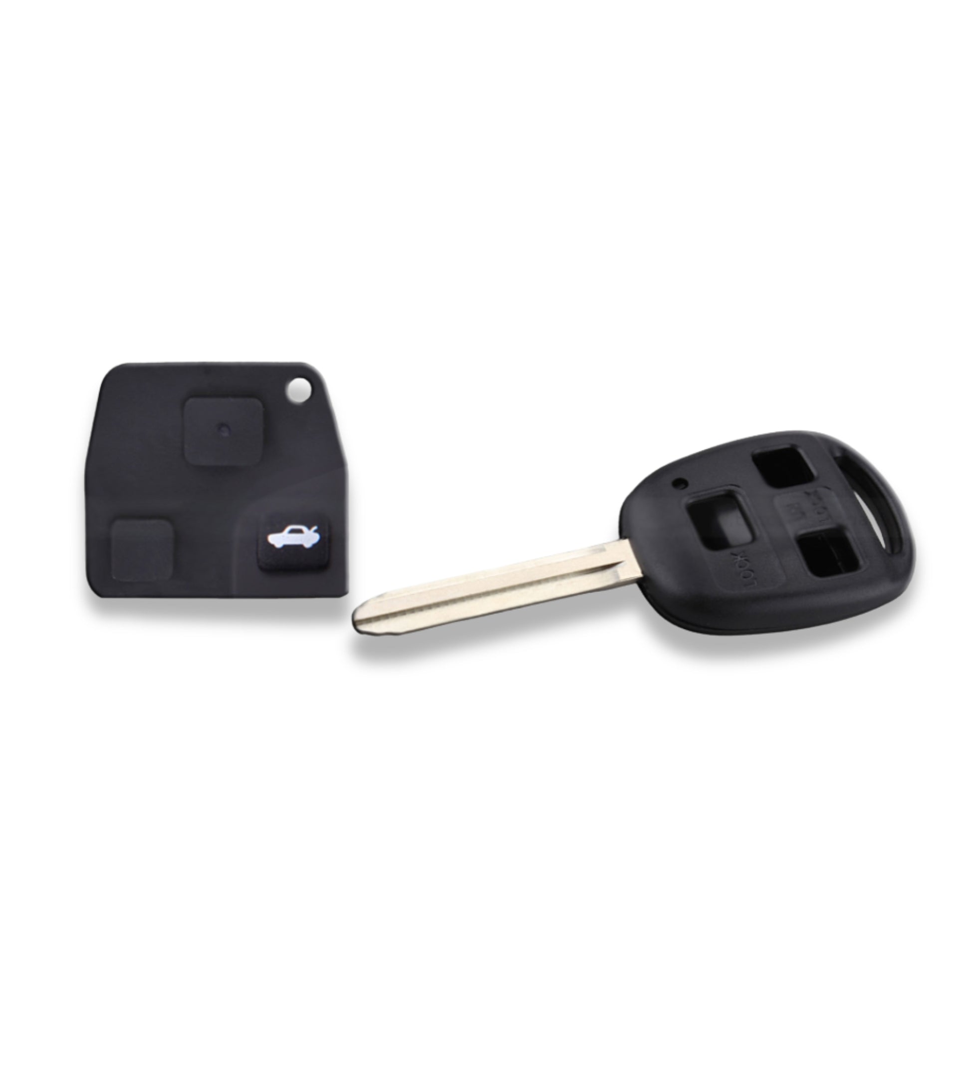 Scocca Guscio Cover Telecomando 3 Tasti Compatibile con Toyota Corolla Rav4 Celica Prius Chiave Completa di Guscio e Lama