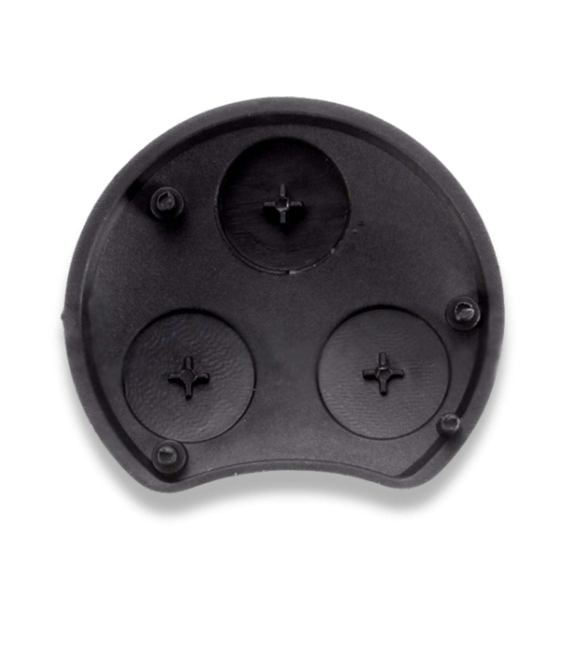 Pad Tastiera in Gomma Rigida per Guscio Cover Scocca per Chiave Telecomando 3 Tasti Compatibile con Smart Fortwo 450 Coupè