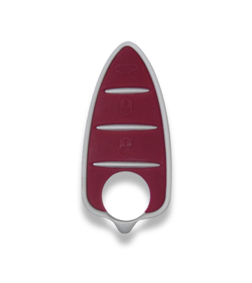 Tastiera Pad Pulsanti in Gomma per Scocca Guscio Chiave Telecomando 3 Tasti Compatibile con Alfa Romeo Mito Gto 159 Brera Giulietta