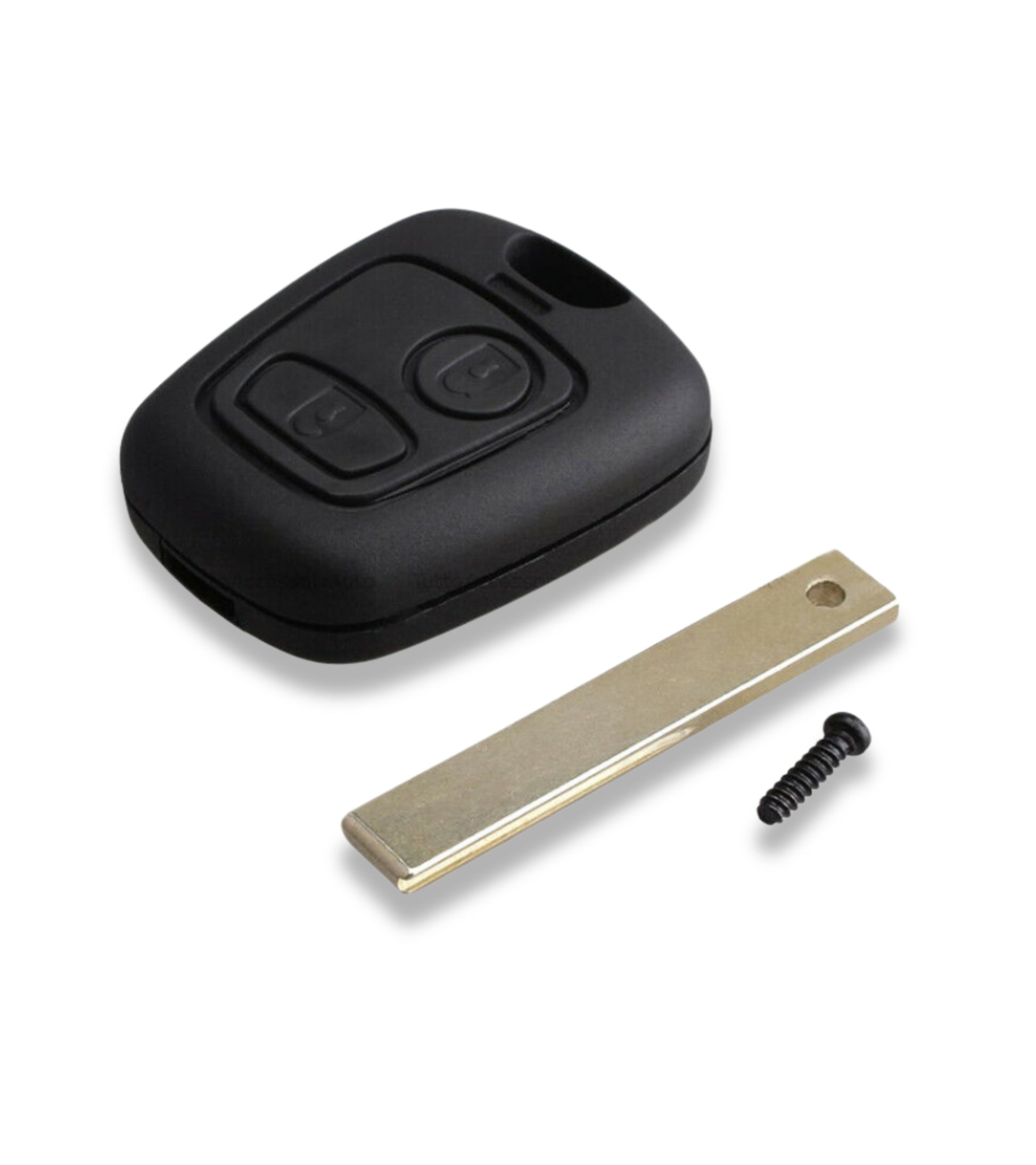 Scocca Guscio Chiave con Lama Compatibile con Peugeot 307 Dal 2000 Al 2017 Telecomando 2 Tasti