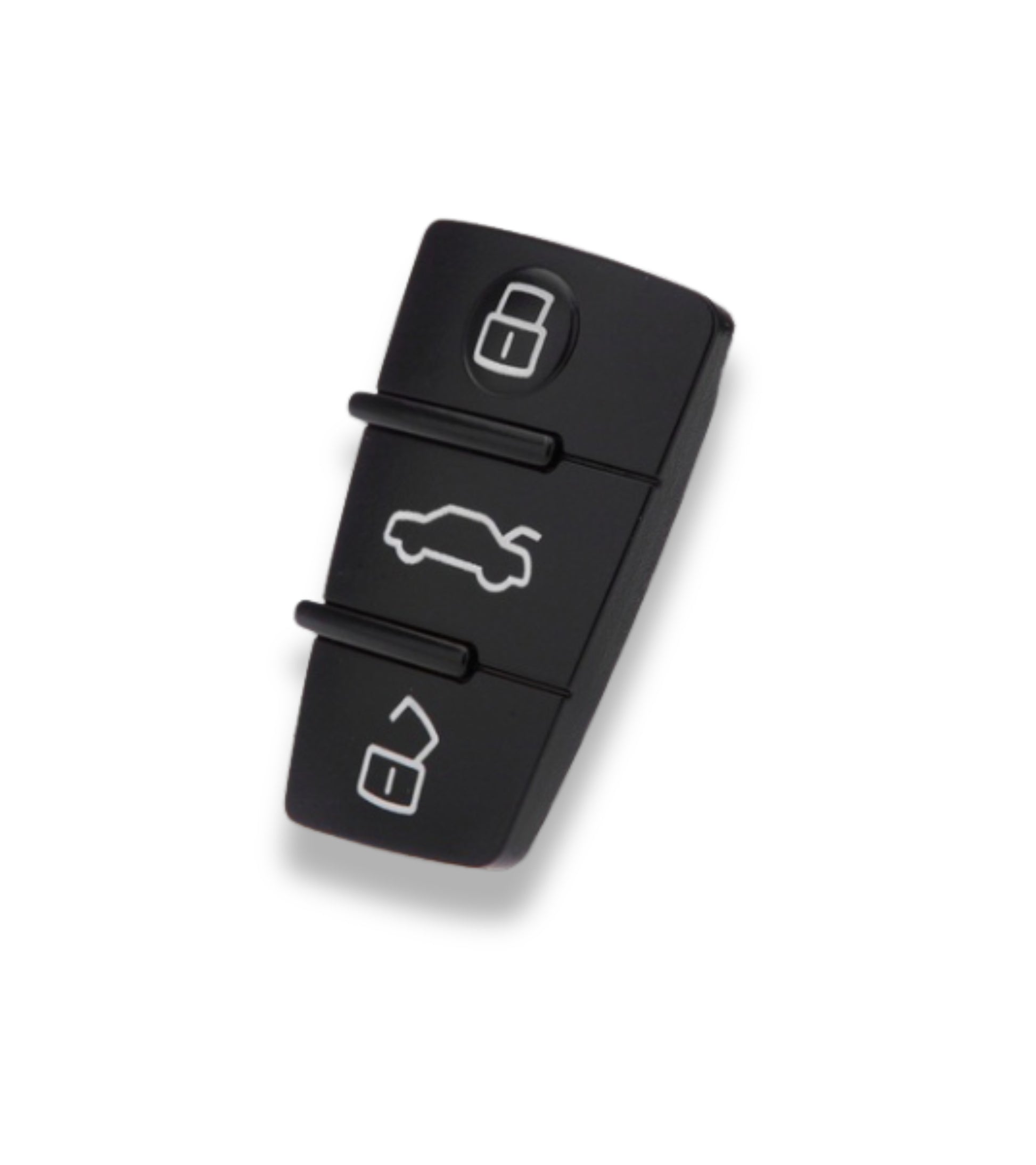 Tastiera Pad Pulsanti in Gomma 3 Tasti per Telecomando Guscio Chiave Compatibile con Audi A1 A3 A4 A5 A6 A8 S4 S5 Q5 Q7