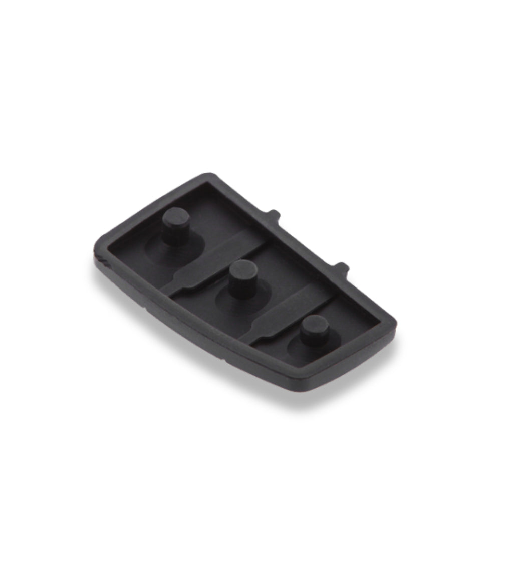 Tastiera Pad Pulsanti in Gomma 3 Tasti per Telecomando Guscio Chiave Compatibile con Audi A1 A3 A4 A5 A6 A8 S4 S5 Q5 Q7
