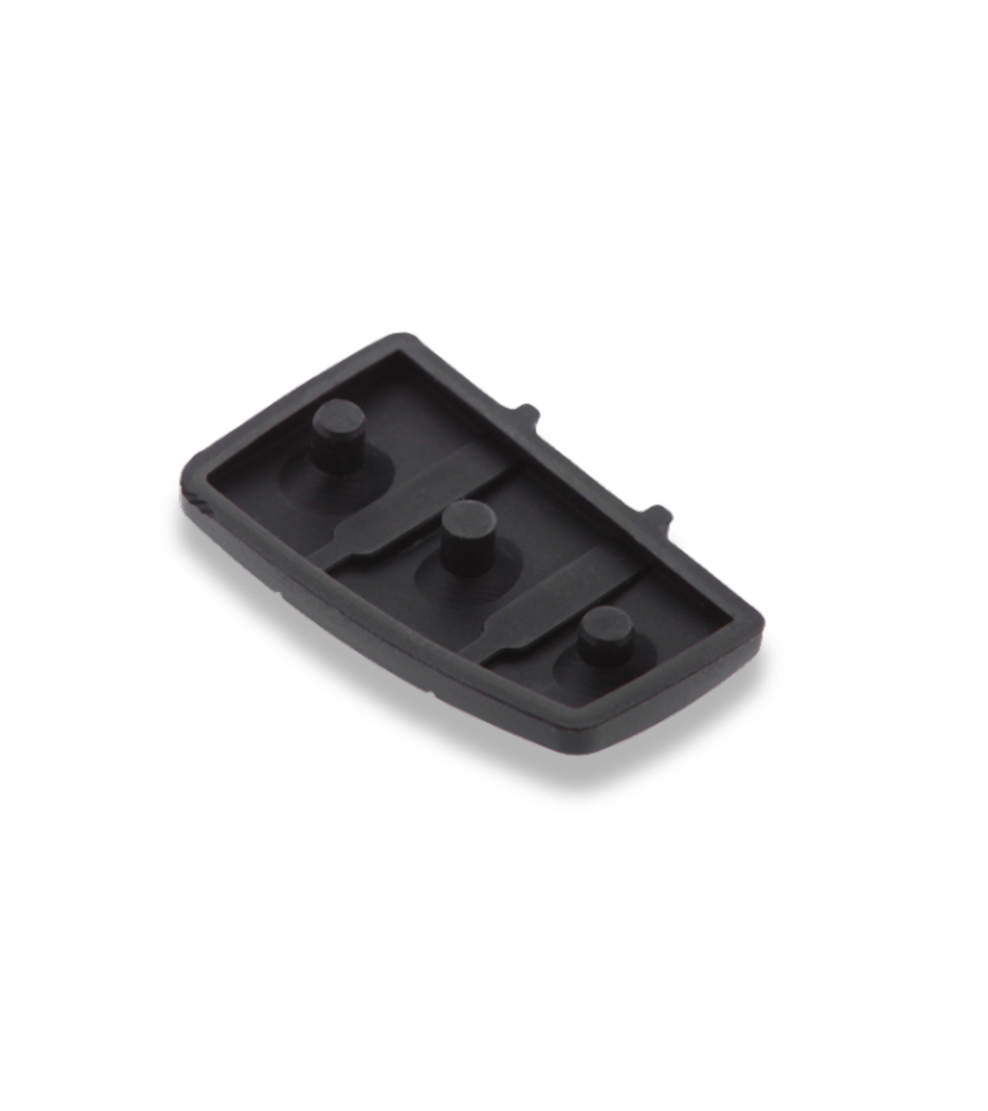 Tastiera Pad Pulsanti in Gomma 3 Tasti per Telecomando Guscio Chiave Compatibile con Audi A1 A3 A4 A5 A6 A8 S4 S5 Q5 Q7
