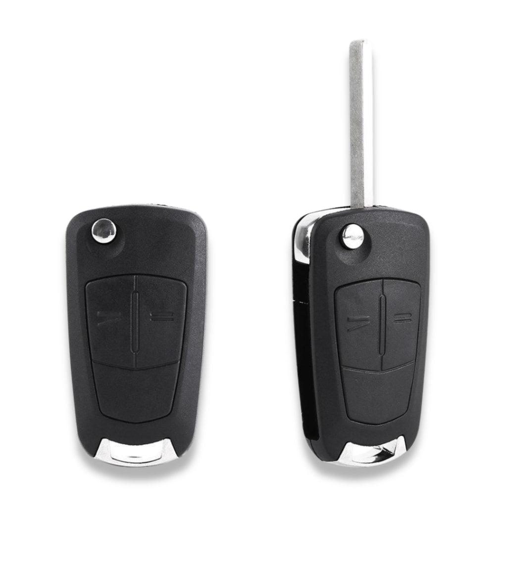 Guscio Scocca e Lama per Chiave Telecomando 2 Tasti Compatibile con Opel Vectra Astra Tigra Corsa Zafira