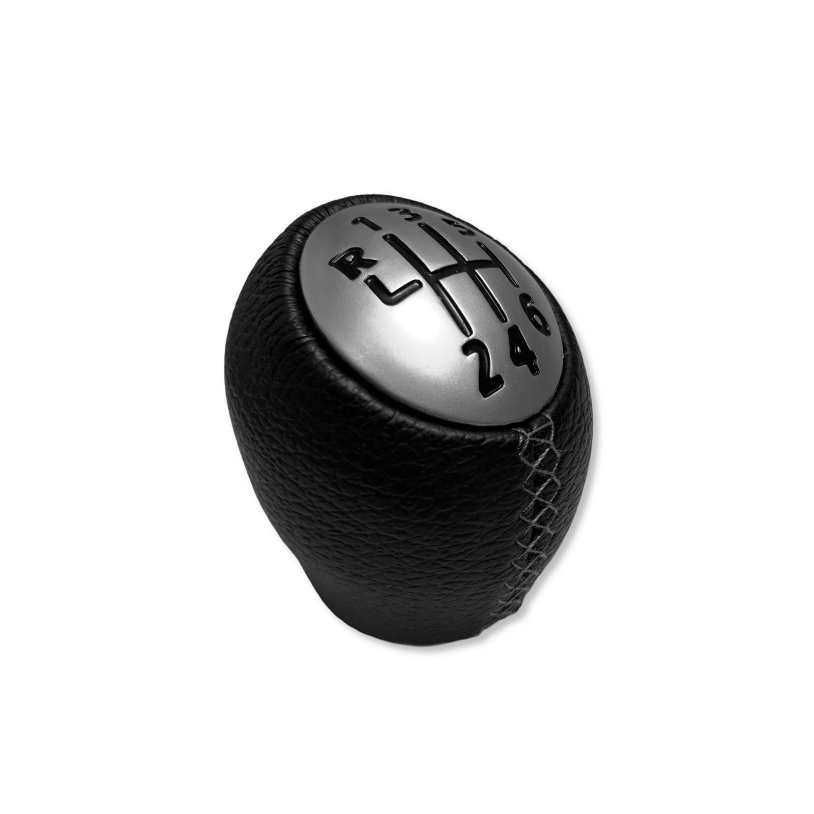6 SPEED GEAR KNOB IN PU LEATHER COMPATIBLE WITH RENAULT MEGANE SCENIC LAGUNA CLIO