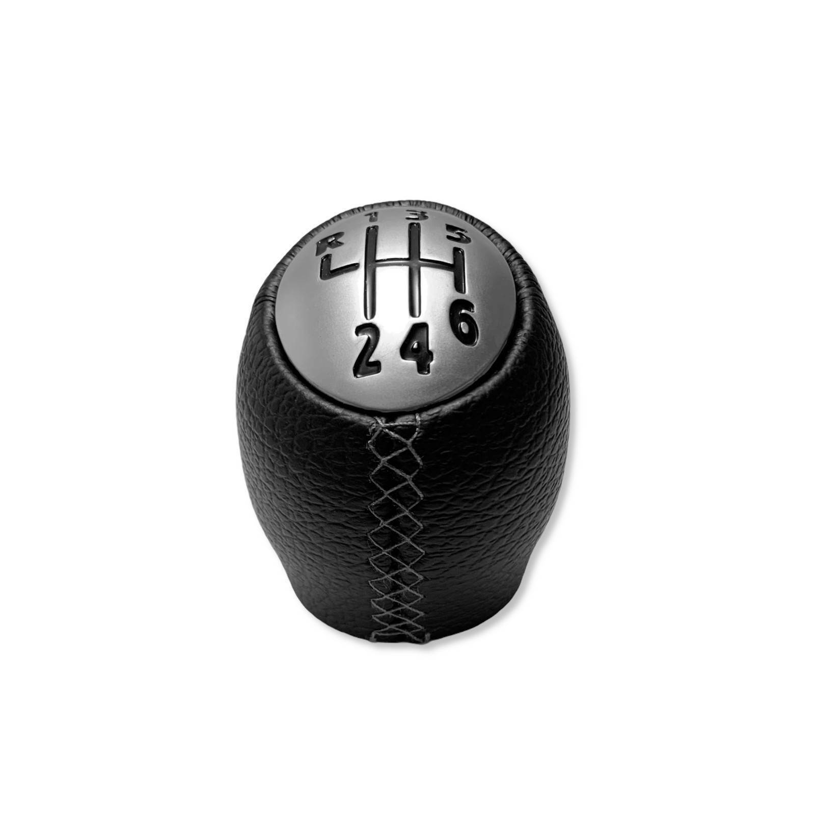 6 SPEED GEAR KNOB IN PU LEATHER COMPATIBLE WITH RENAULT MEGANE SCENIC LAGUNA CLIO