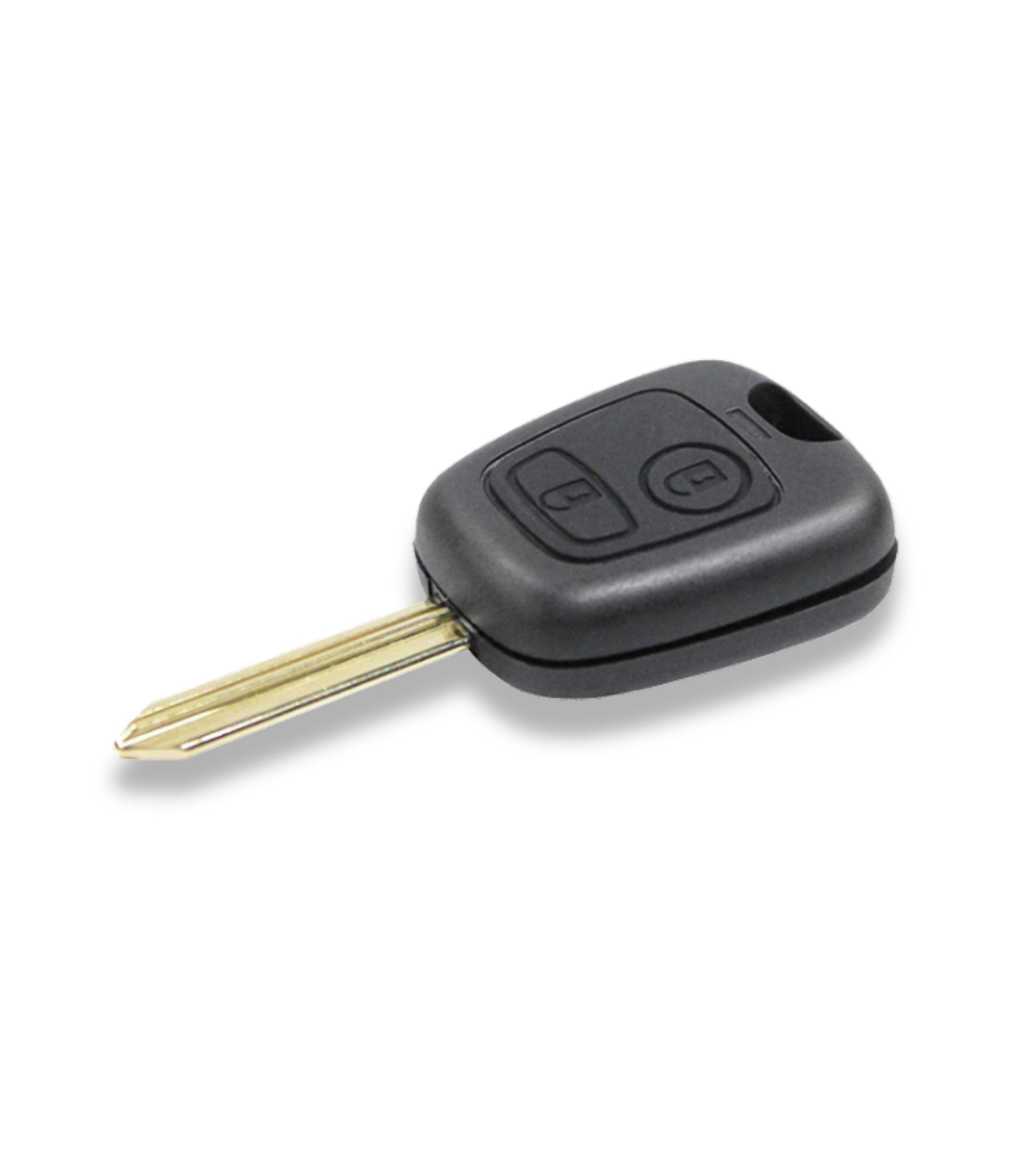 Chiave Cover Guscio Scocca e Lama a Incastro Telecomando 2 Tasti Compatibile con Citroen C1 C2 C3 C4 C5 Xsara Saxo Berlingo Picasso