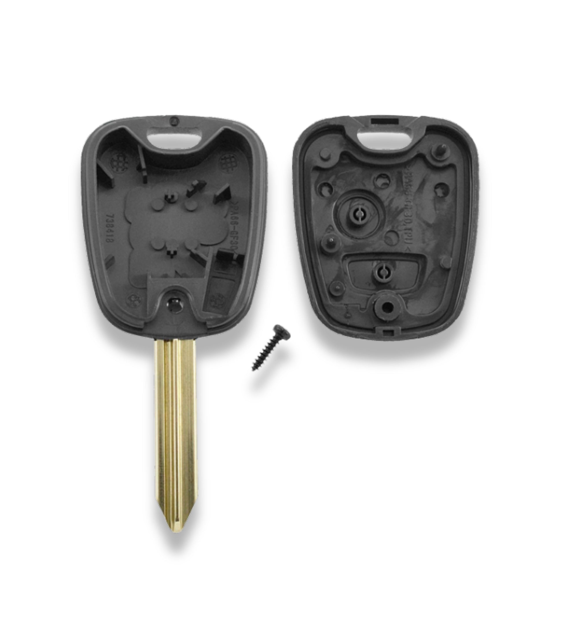 Chiave Cover Guscio Scocca e Lama a Incastro Telecomando 2 Tasti Compatibile con Citroen C1 C2 C3 C4 C5 Xsara Saxo Berlingo Picasso