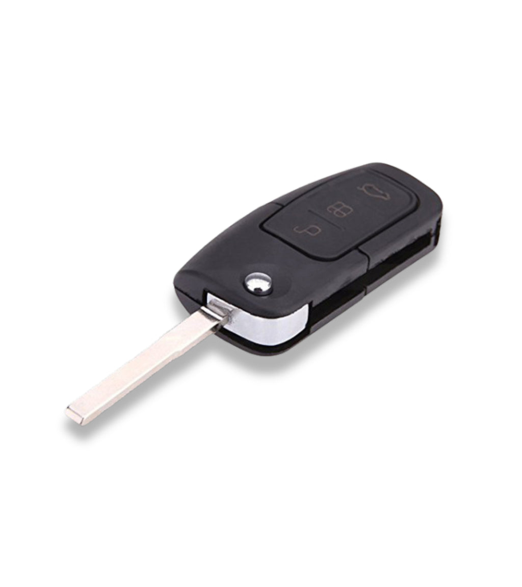 Guscio e Lama Estraibile Scocca Cover per Chiave Telecomando 3 Tasti Compatibile con Ford Focus Fusion C-Max Fiesta Galaxy
