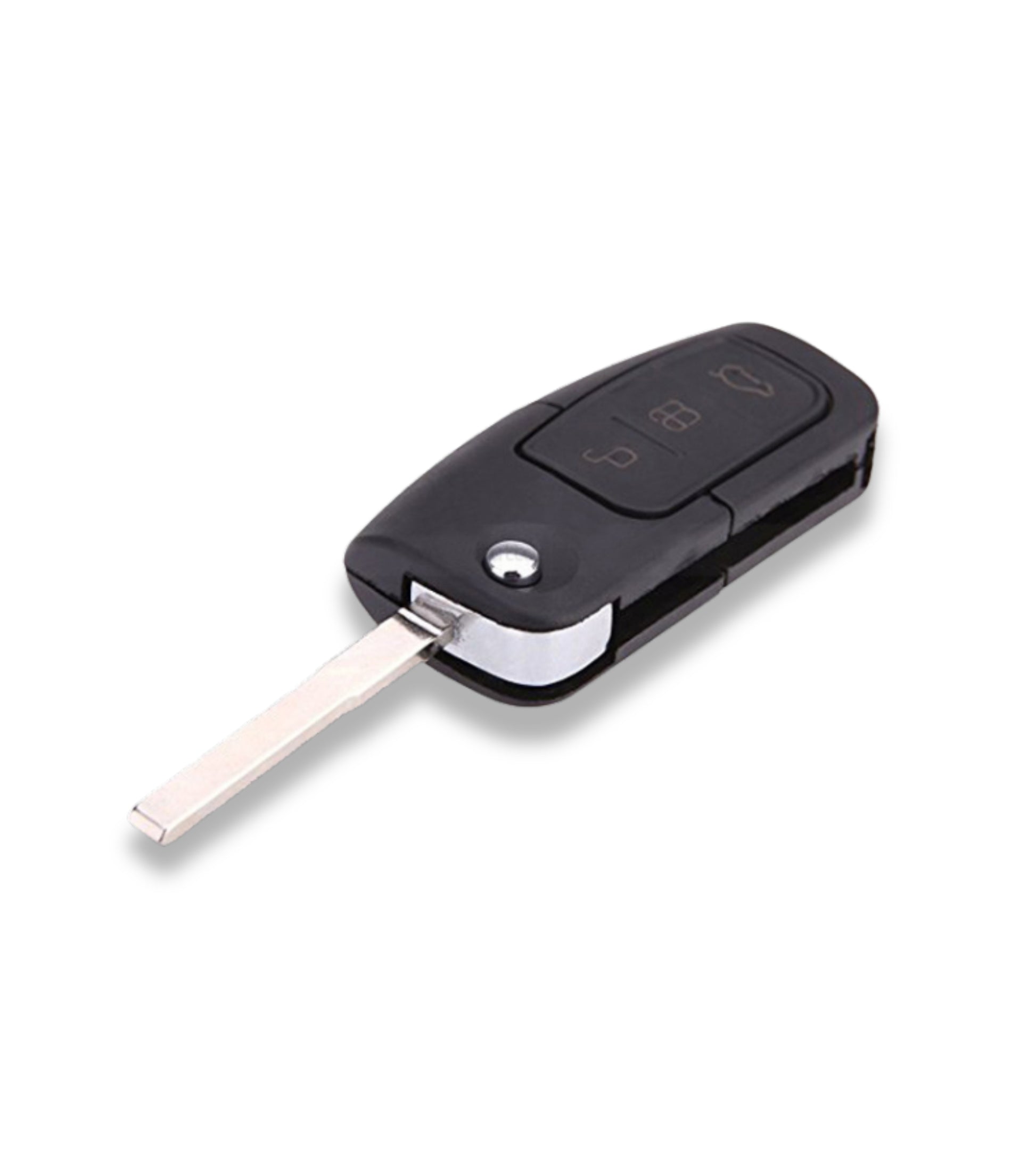 Guscio e Lama Estraibile Scocca Cover per Chiave Telecomando 3 Tasti Compatibile con Ford Focus Fusion C-Max Fiesta Galaxy