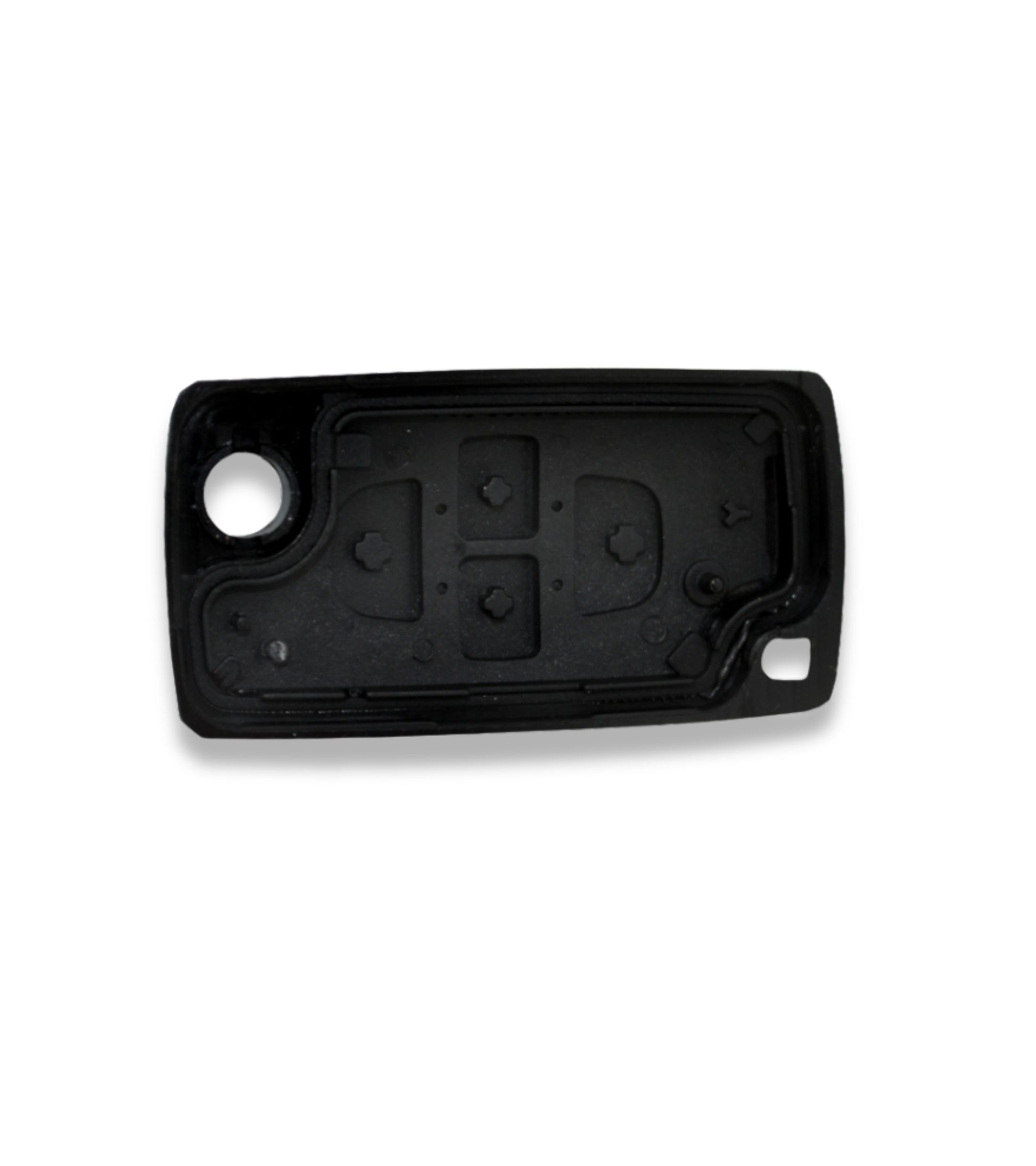 Guscio e Lama Scocca Cover Chiave Telecomando 4 Tasti Compatibile con Peugeot 807 1007 e Altri Modelli Alloggio Batteria Ce0523