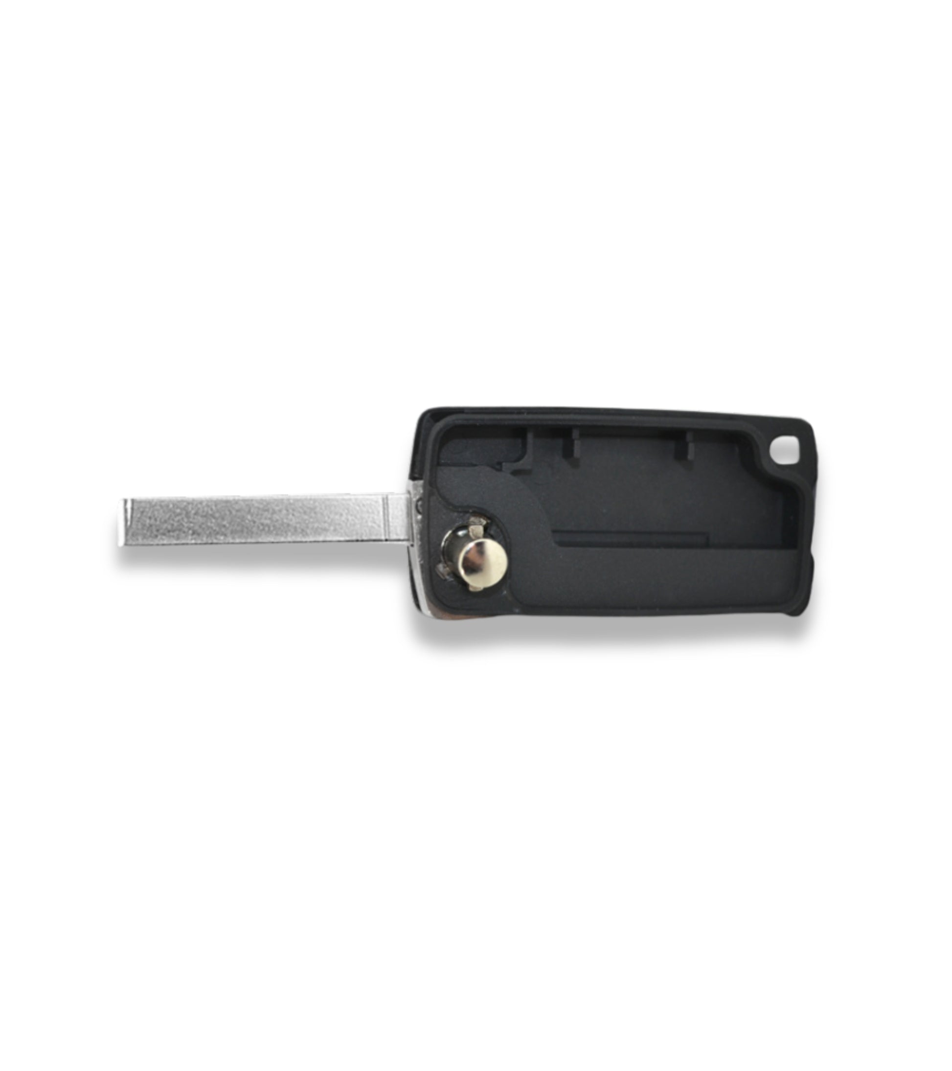 Guscio e Lama Scocca Cover Chiave Telecomando 4 Tasti Compatibile con Peugeot 807 1007 e Altri Modelli Alloggio Batteria Ce0523