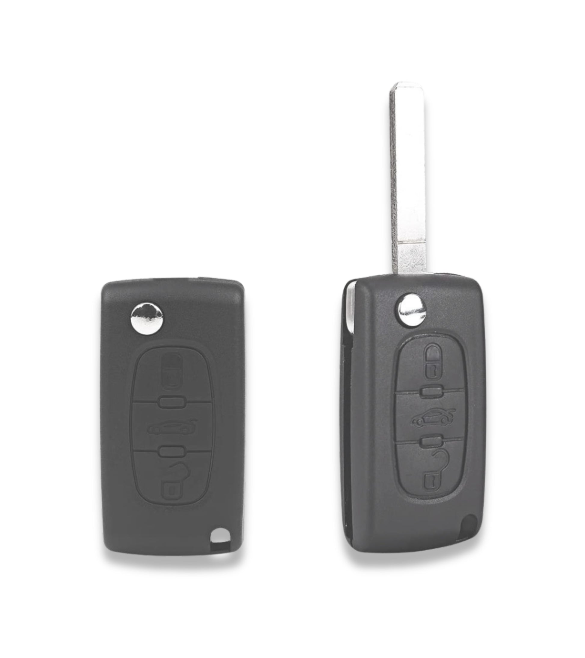 Chiave Guscio Scocca e Lama Telecomando 3 Tasti Compatibile con Citroen C2 C3 C5 C6 C8 Xsara Picasso Ce0536 (B01H)