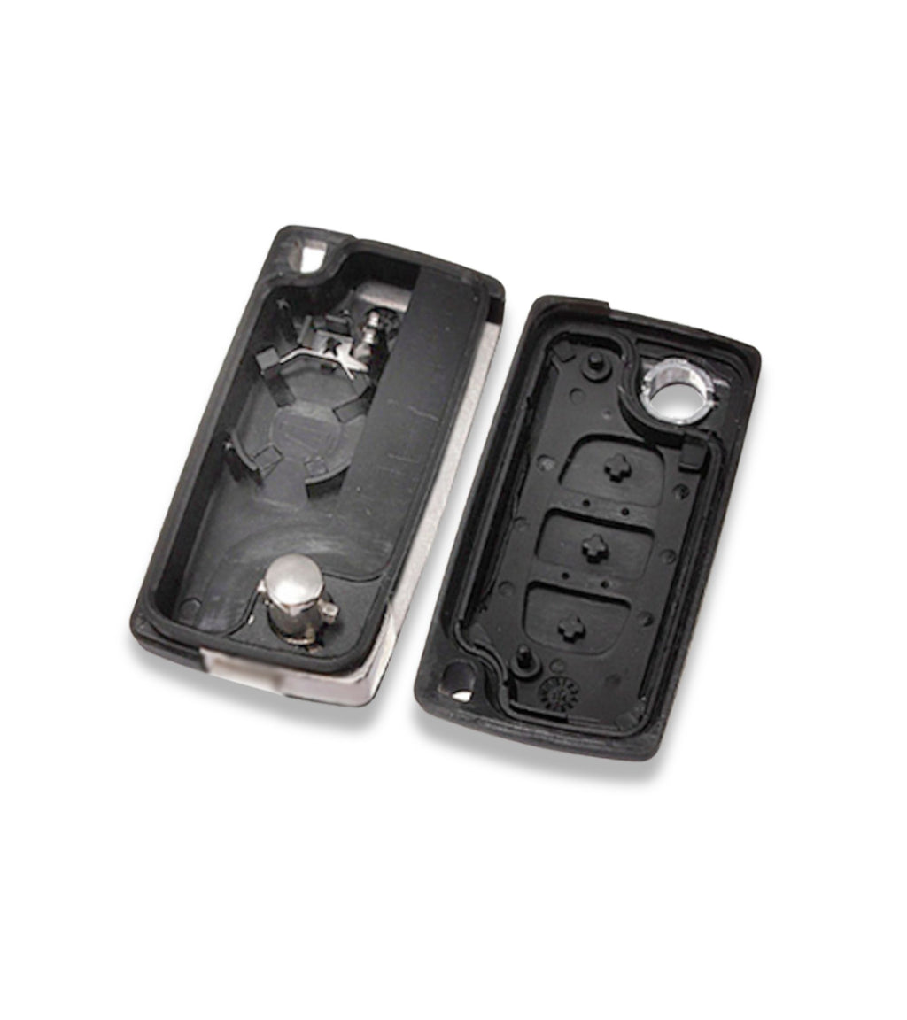 Chiave Guscio Scocca e Lama Telecomando 3 Tasti Compatibile con Citroen C2 C3 C5 C6 C8 Xsara Picasso Ce0536 (B01H)
