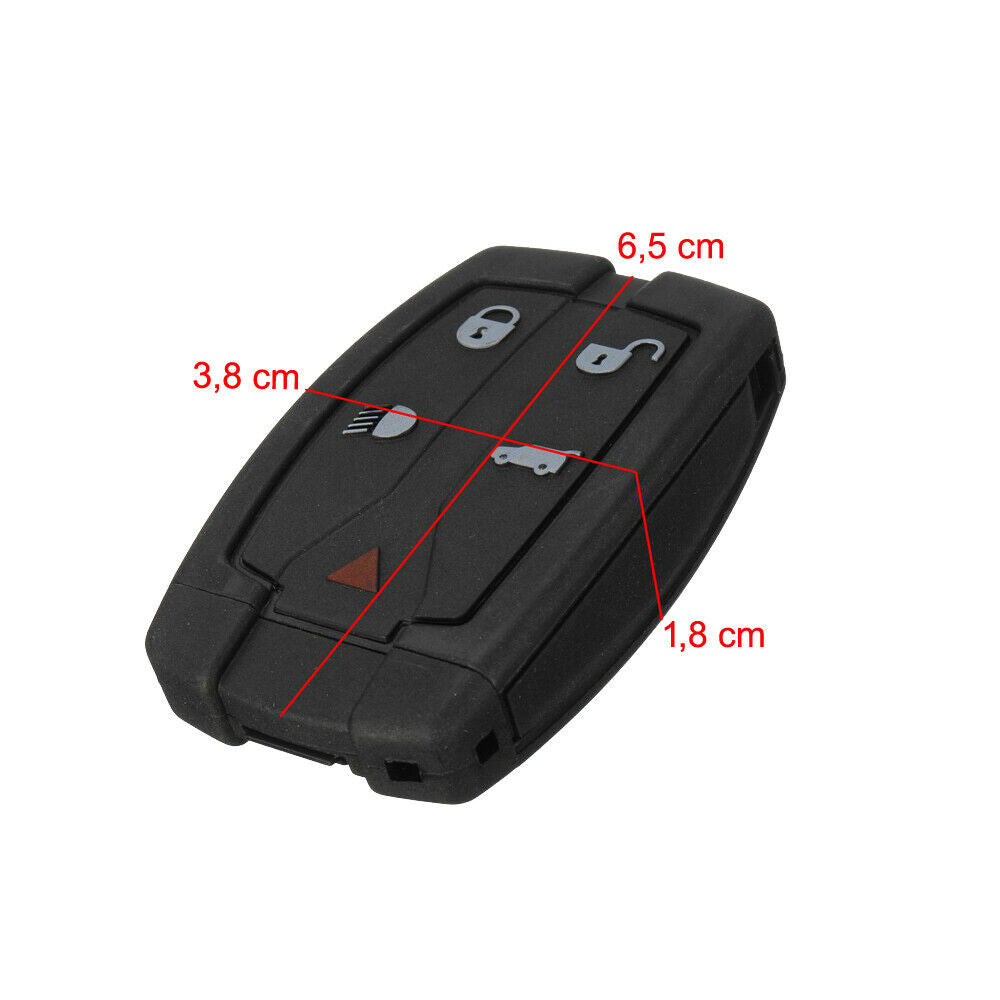 Guscio Lama per Chiave Telecomando 5 Tasti Compatibile con Land Rover Discovery Rang Sport TDV6 Freelander