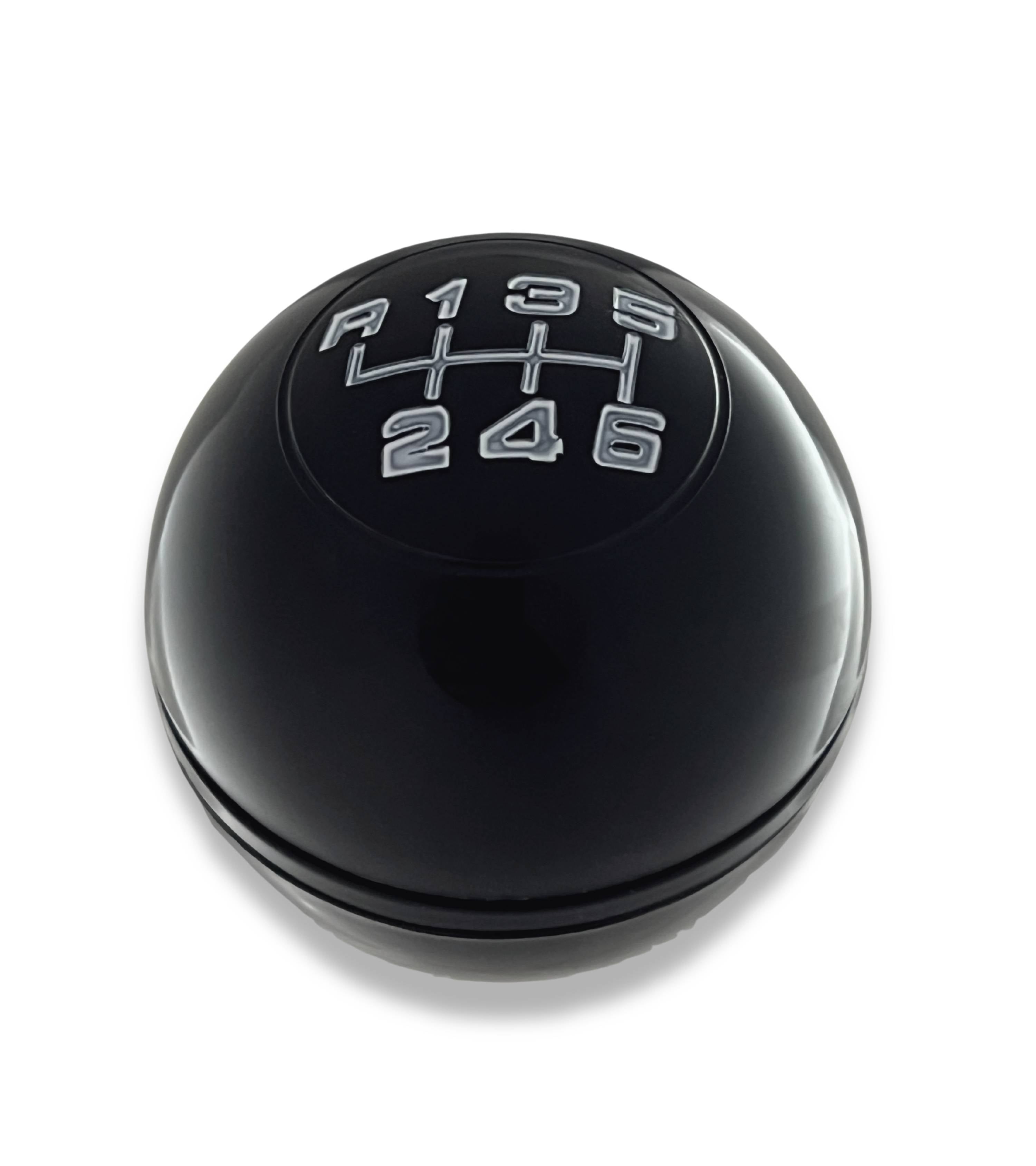 Pomello Leva Cambio 6 Marce Nero Compatibile con Alfa Romeo Giulietta (2010-2020) – Verifica Codici Oem - Retromarcia in Alto a Sinistra