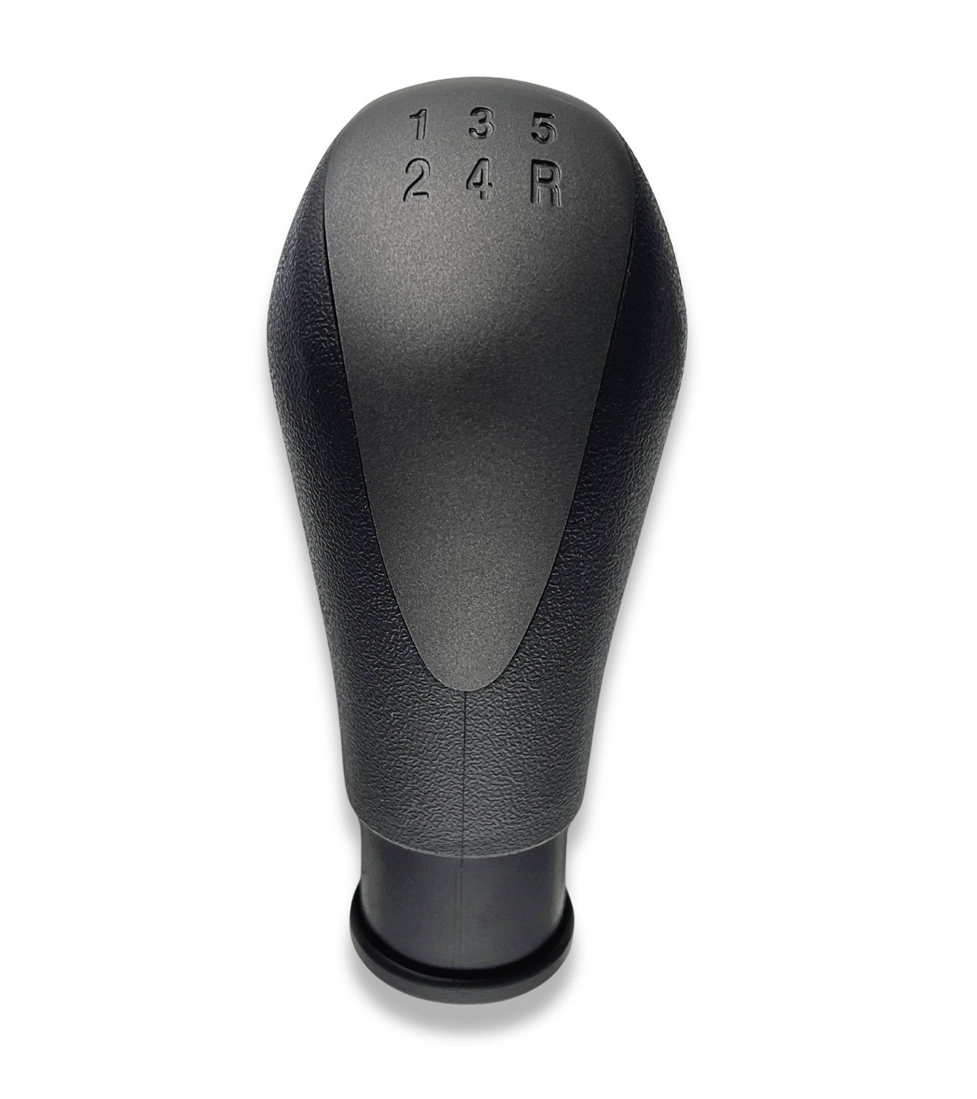 Pomello Leva Cambio 5 Marce Compatibile con Lancia Ypsilon (843) 2006–2011, Placca Grigio Satinato, OEM Compatibile 735443345, per Versione Diesel