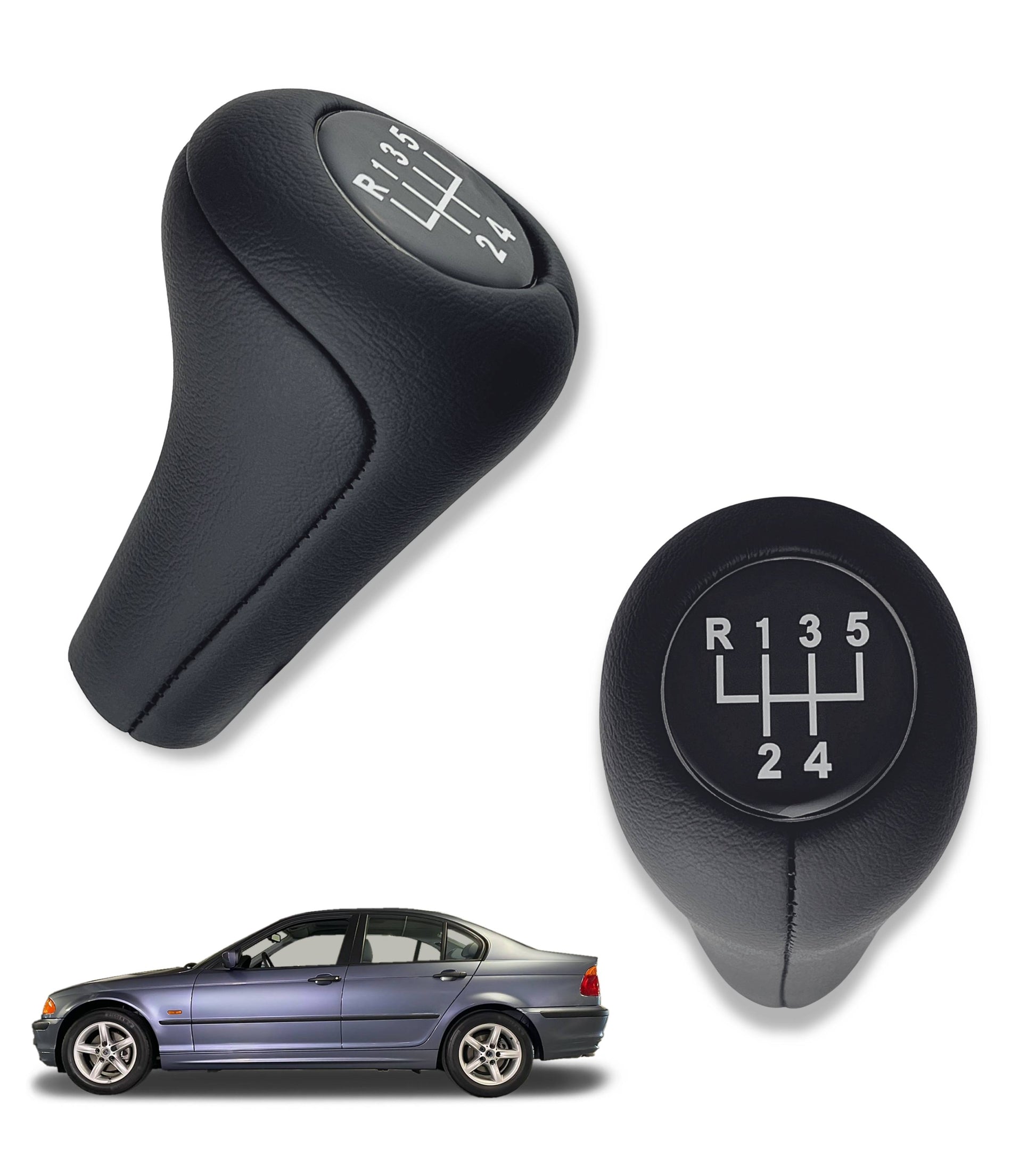 Pomello Leva Cambio 5 Marce Compatibile con BMW Serie 3 E30 E36 E46, Serie 5 E34 E39, Serie 7 E32 E38, X5 EB3, Z3, Z4 E85 OEM 25111434717 25117500299