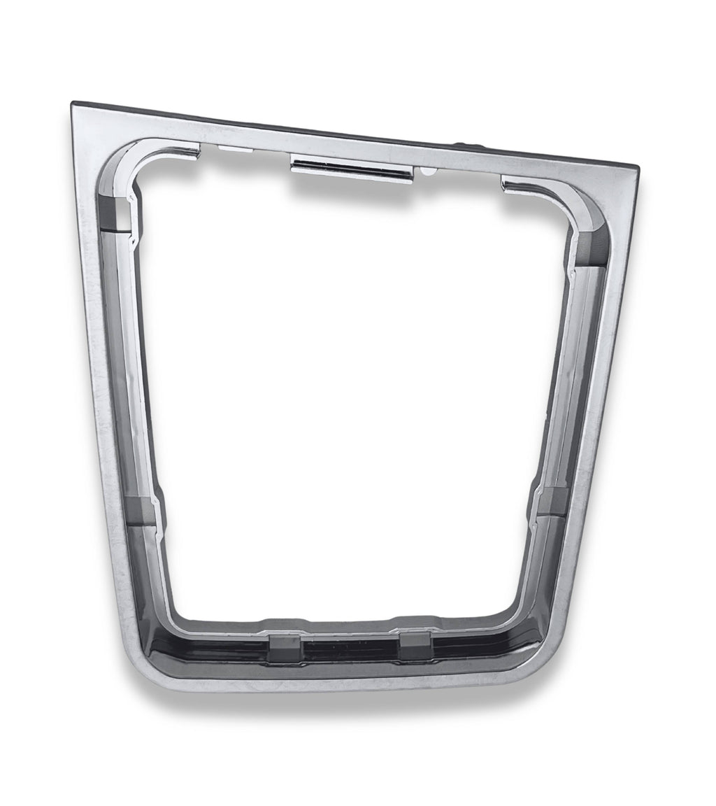 Cornice Esterna Argento per Cuffia Leva Cambio Compatibile con Volkswagen Golf 7 GTI GTD MK7 2012–2017, Cambio Manuale 5 e 6 Marce, OEM 5G1711113