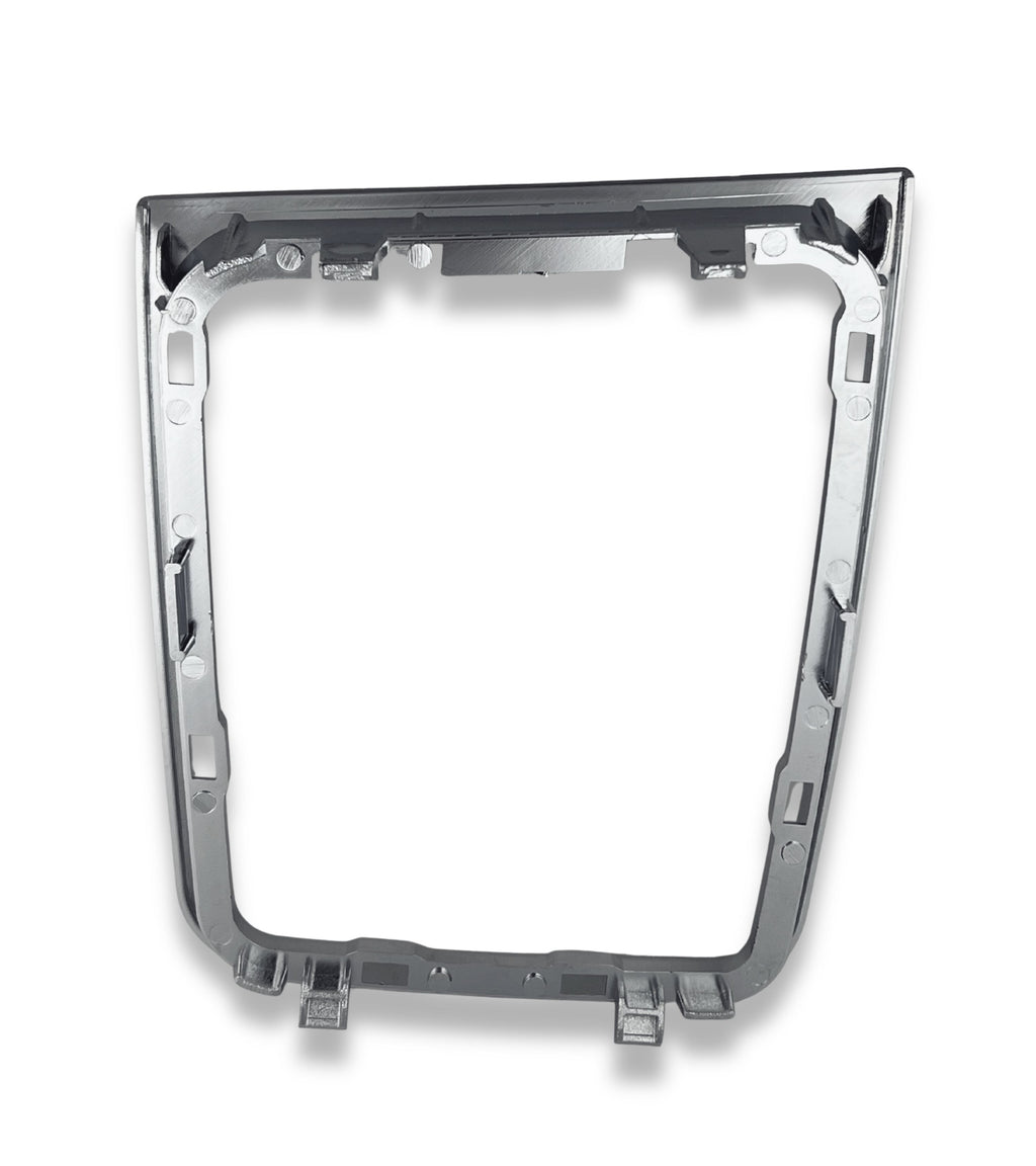 Cornice Esterna Argento per Cuffia Leva Cambio Compatibile con Volkswagen Golf 7 GTI GTD MK7 2012–2017, Cambio Manuale 5 e 6 Marce, OEM 5G1711113