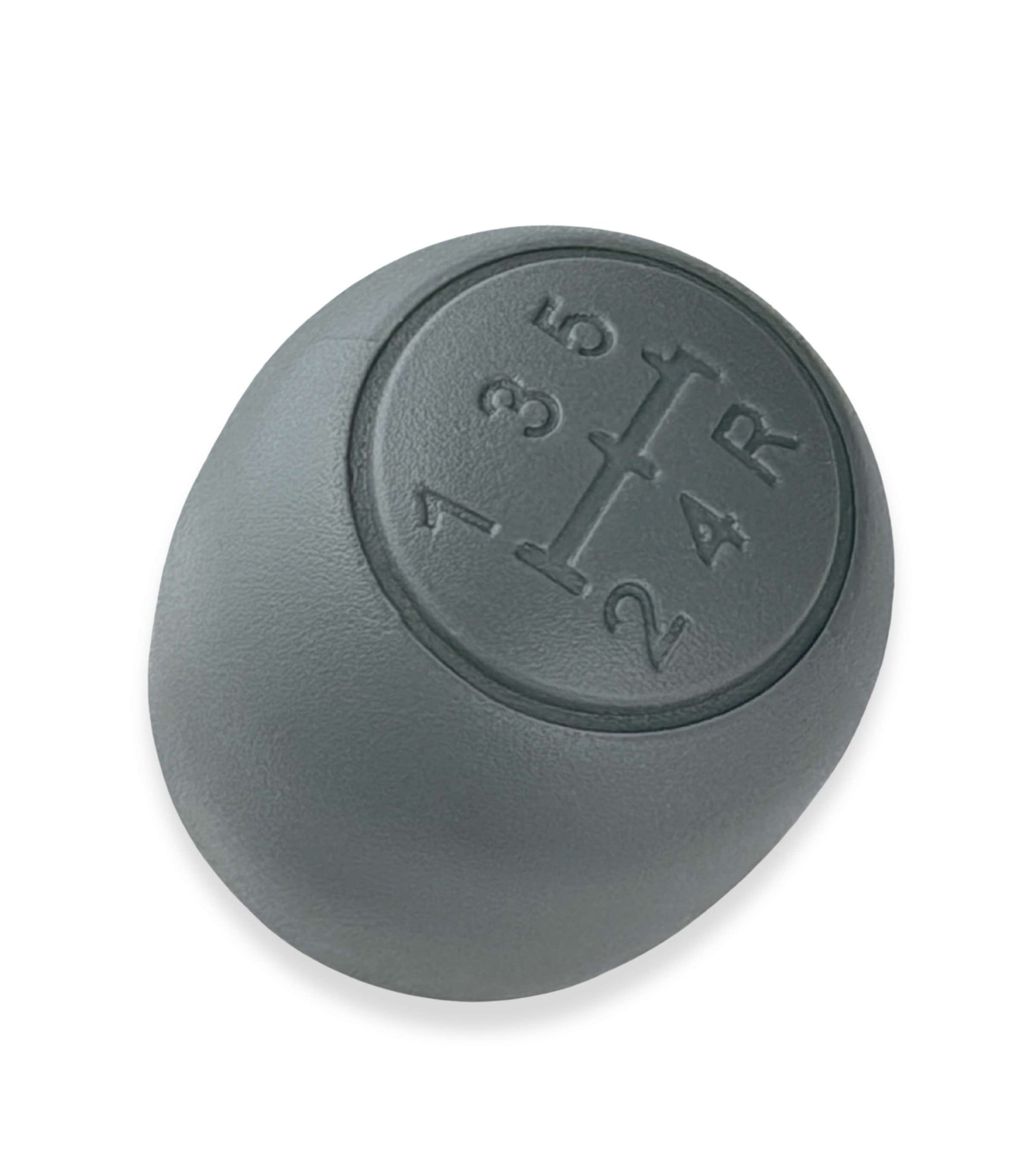 Pomello Leva Cambio 5 Marce Compatibile con Fiat Idea 2003–2008, OEM 735365505, Colore Grigio con Numeri Incisi, Retromarcia in Basso a Destra