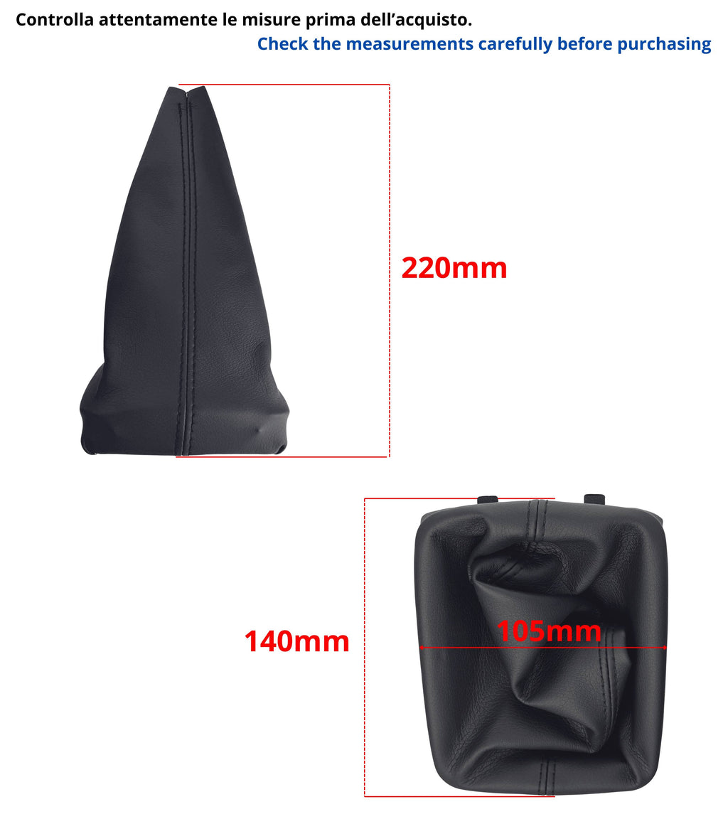 Cuffia e Ghiera di Ritenzione per Leva Cambio Compatibile con Peugeot 206 1998–2013, 206+ 2009–2013, 406 1995–2004, Verifica codici OEM OM 7588.PC